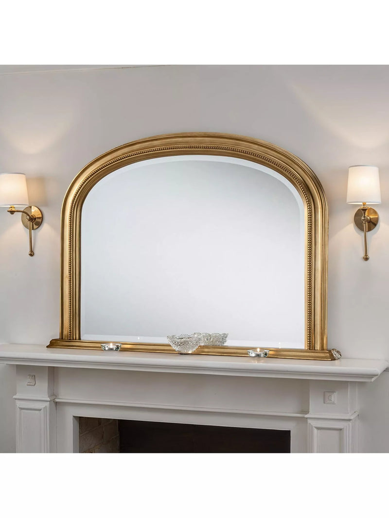 Yearn arched gilt frame wall mirror 79x112cm, UK version
