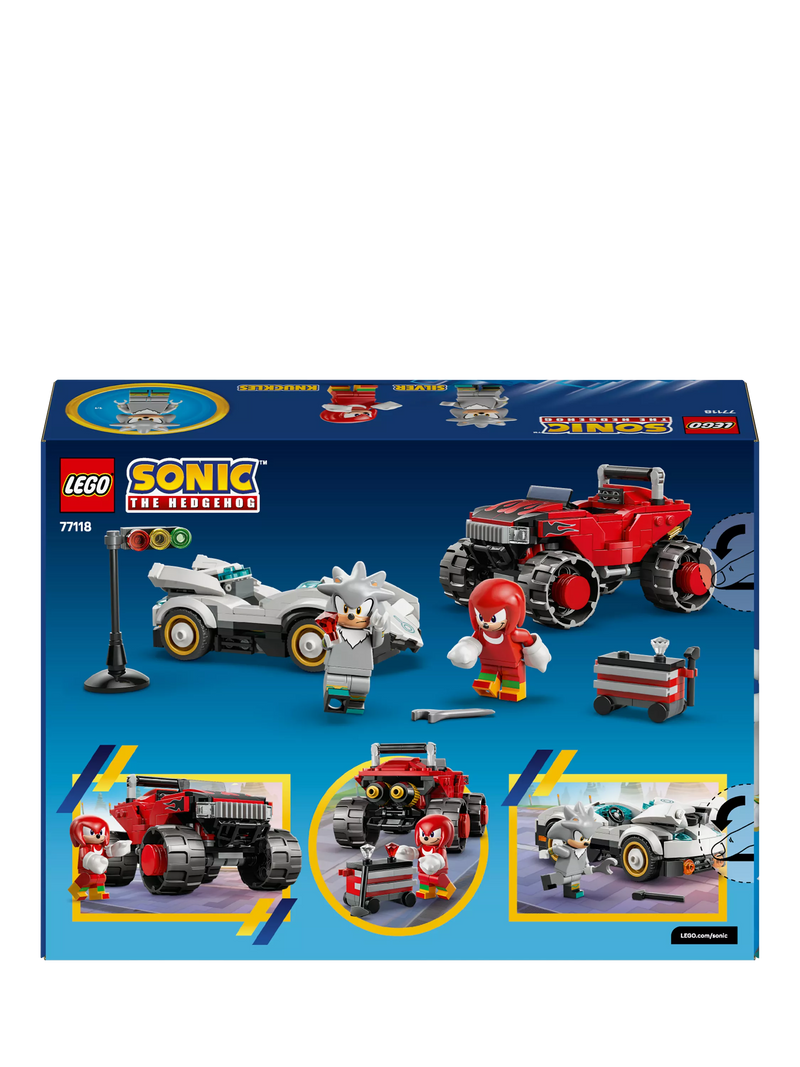 LEGO Sonic Hedgehog 77118 Silver's Car Knuckles Monster Truck - British product