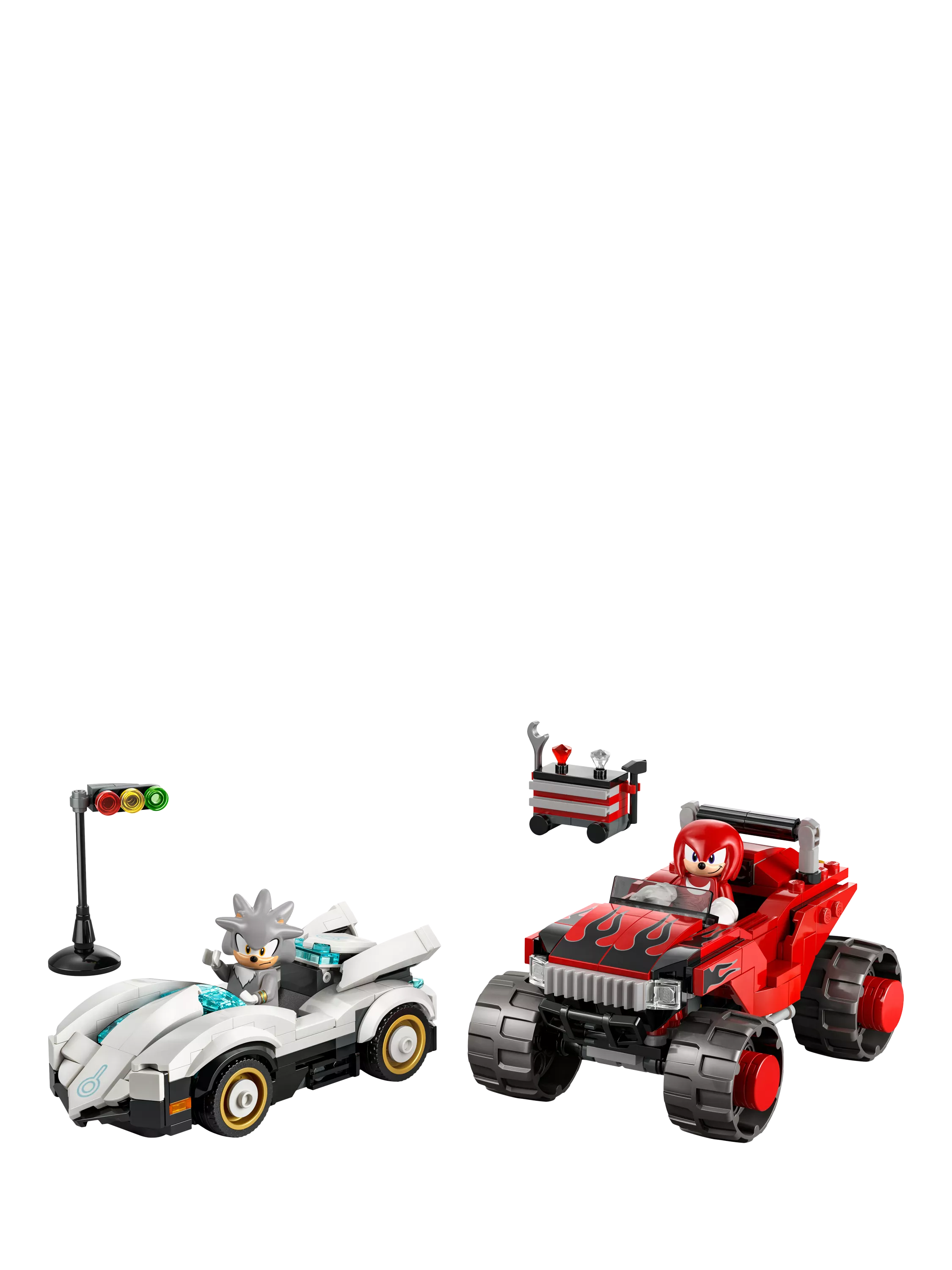 LEGO Sonic Hedgehog 77118 Silver's Car Knuckles Monster Truck - British product