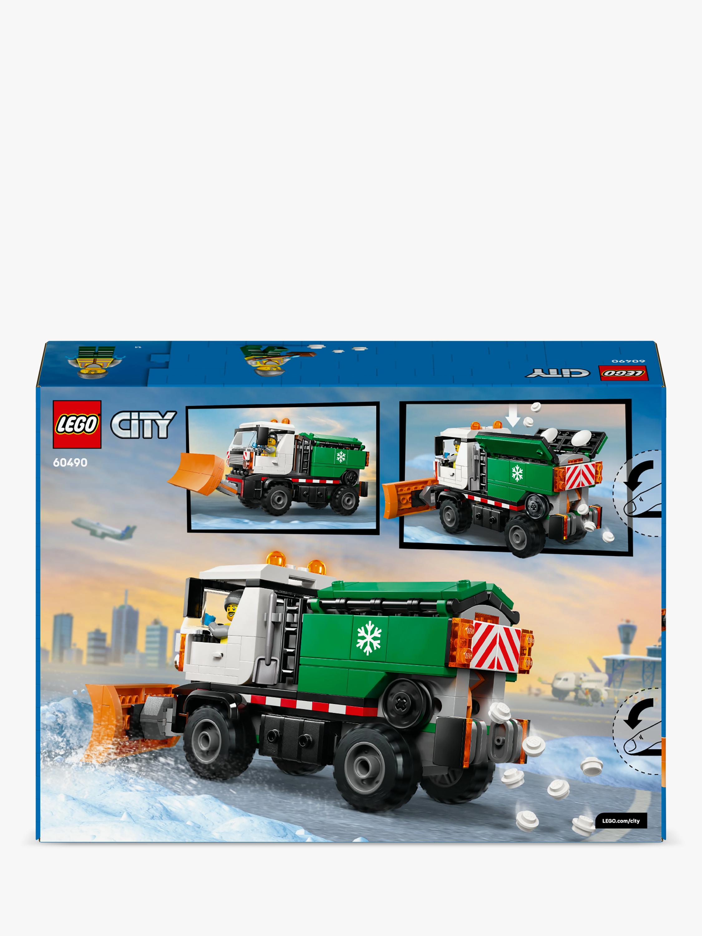 LEGO City snowplough truck toy 263 pieces, imported from the UK