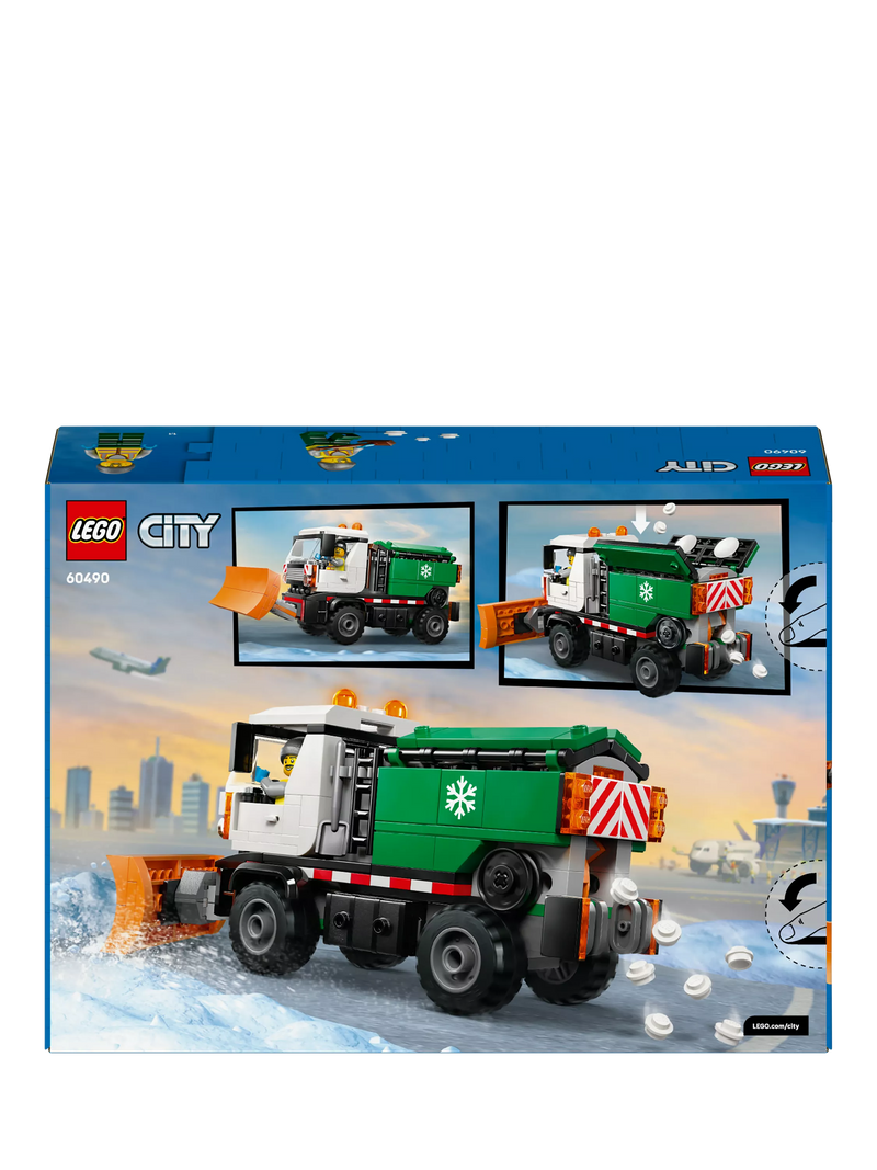 LEGO City snowplough truck toy 263 pieces, imported from the UK