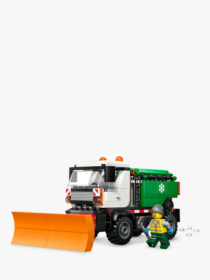 LEGO City snowplough truck toy 263 pieces, imported from the UK