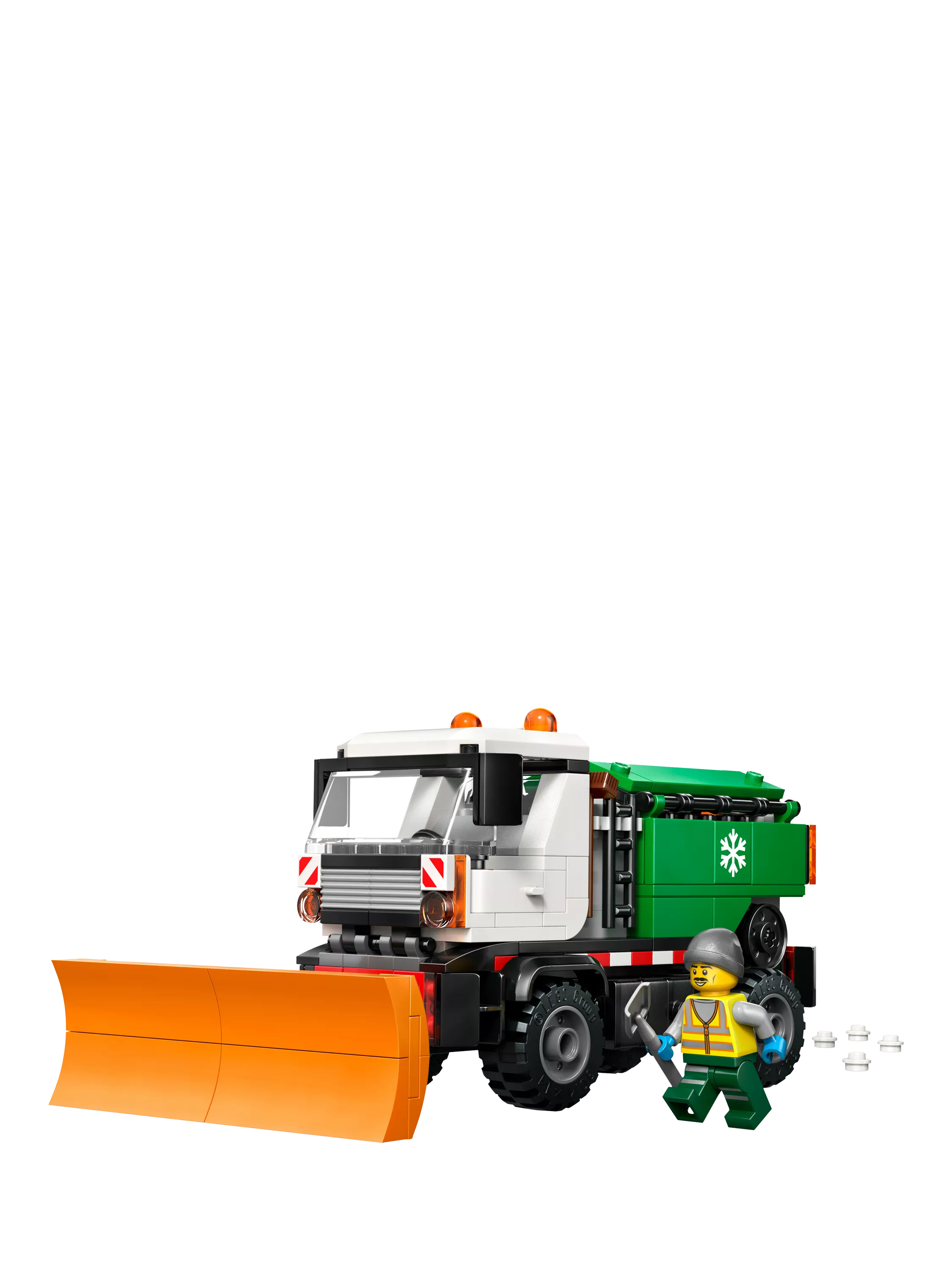 LEGO City snowplough truck toy 263 pieces, imported from the UK