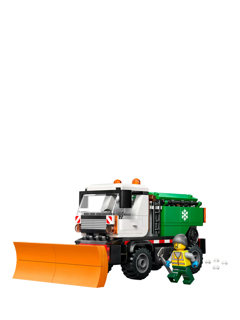 LEGO City snowplough truck toy 263 pieces, imported from the UK