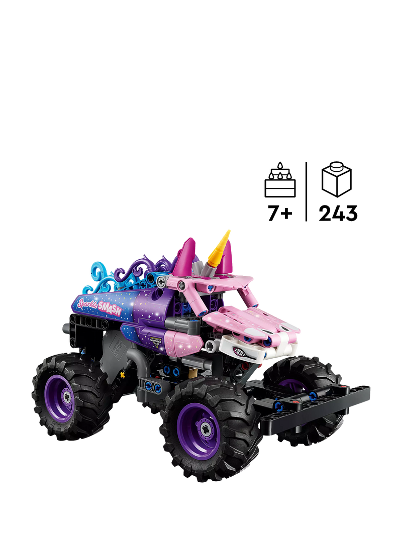 LEGO Technic Monster Jam Sparkle Smash building set 243 pieces, UK version