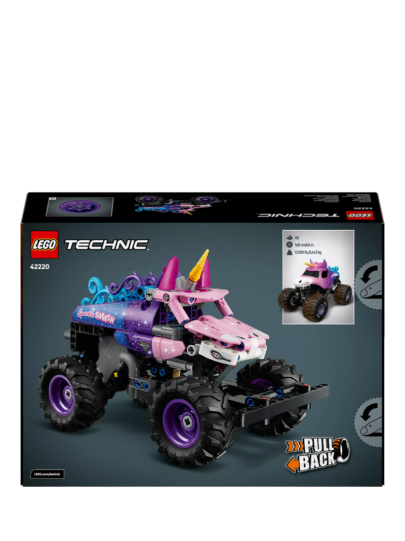 LEGO Technic Monster Jam Sparkle Smash building set 243 pieces, UK version