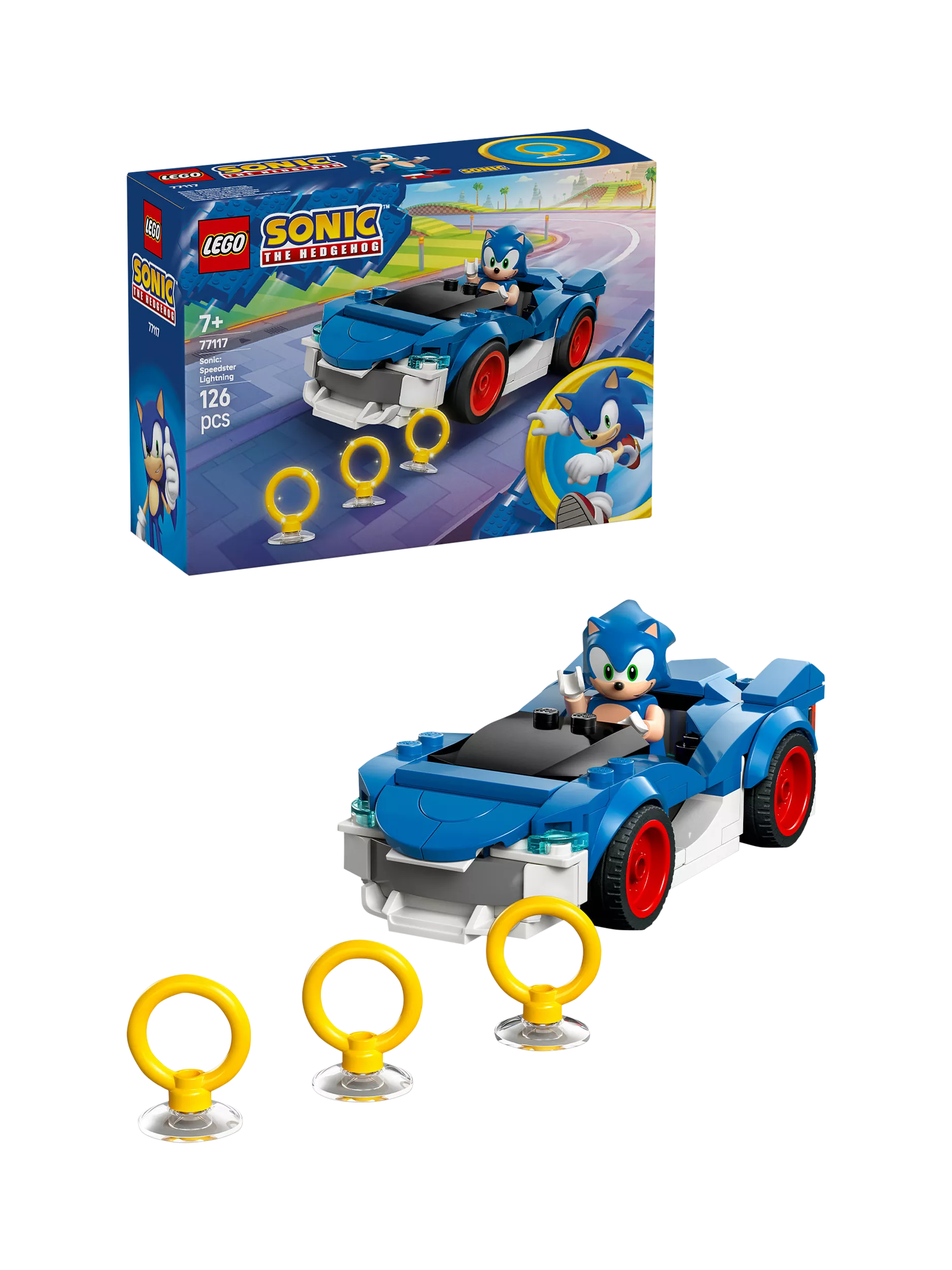 LEGO Sonic the Hedgehog Speedster Lightning building toy (British brand)