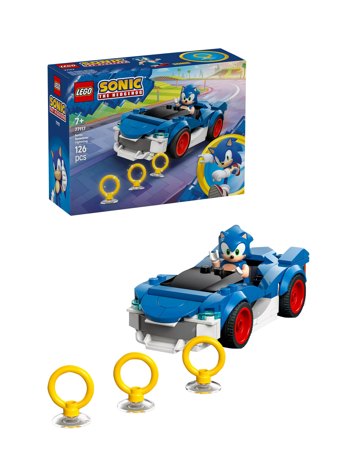 LEGO Sonic the Hedgehog Speedster Lightning building toy (British brand)