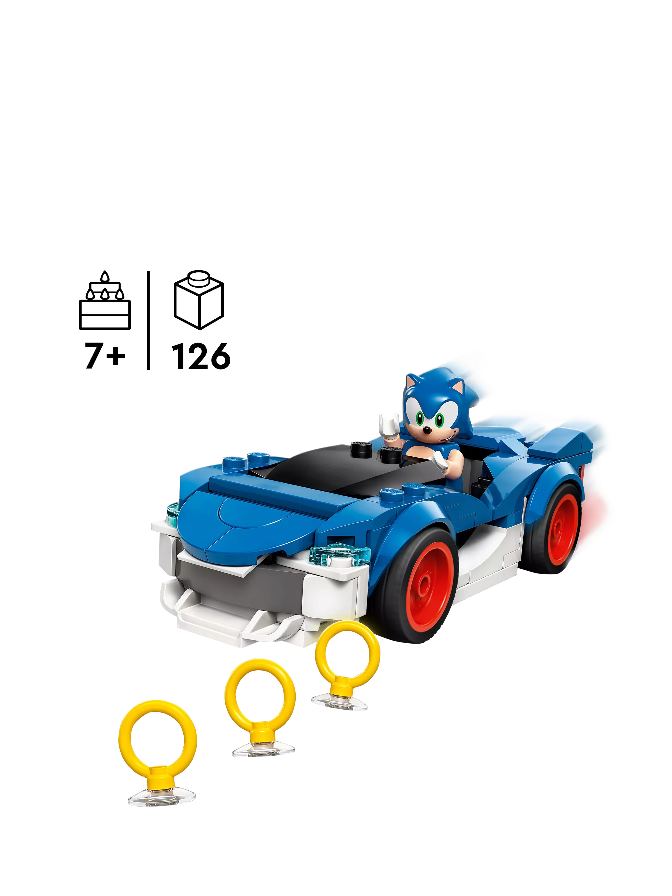 LEGO Sonic the Hedgehog Speedster Lightning building toy (British brand)