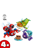 LEGO Marvel Spidey Underwater Vehicles building set 154 pieces (British brand)