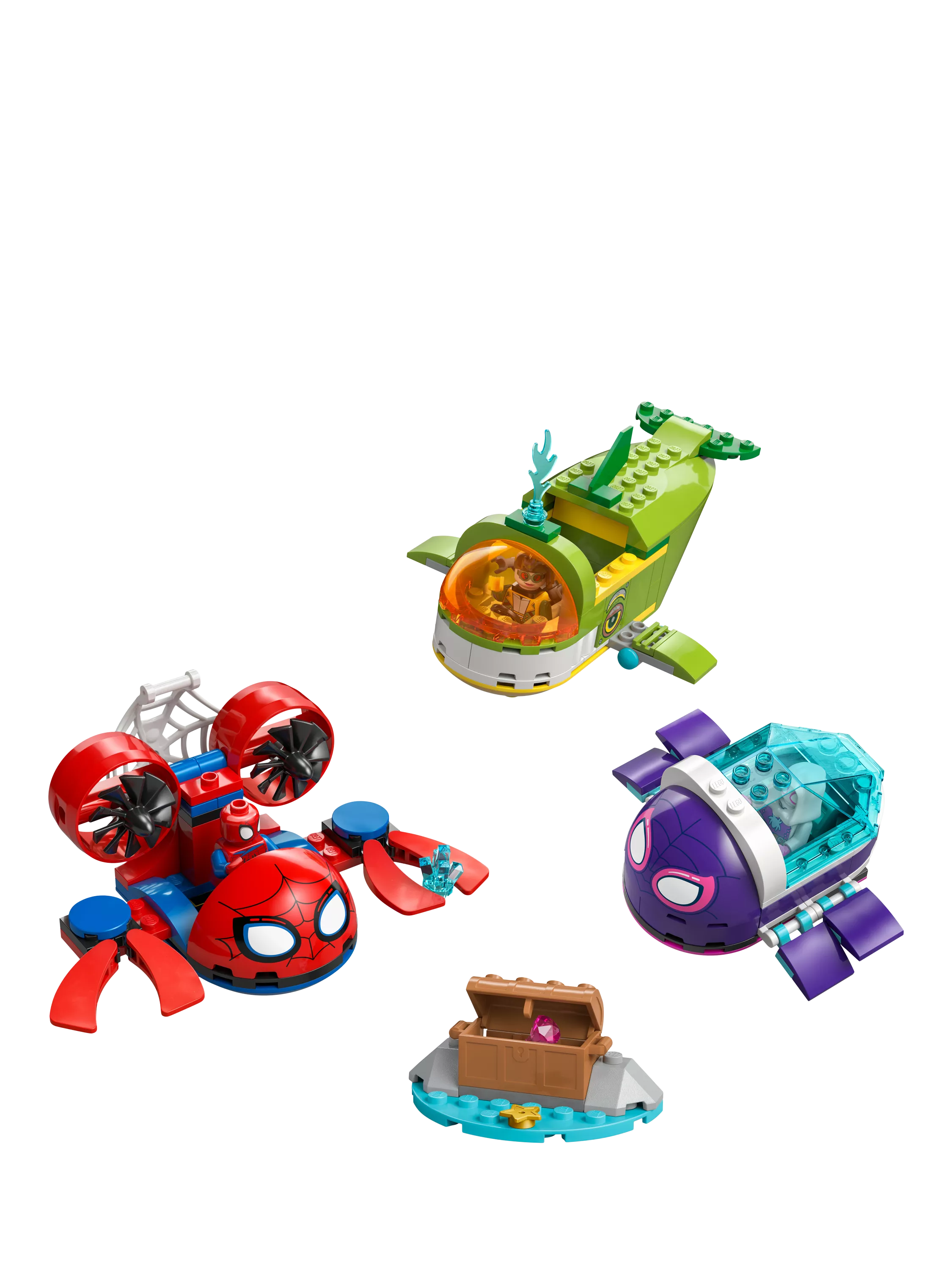 LEGO Marvel Spidey Underwater Vehicles building set 154 pieces (British brand)