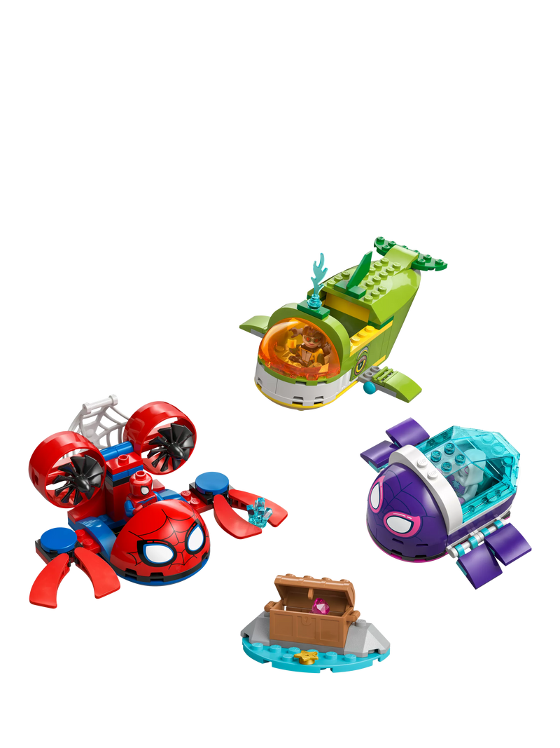 LEGO Marvel Spidey Underwater Vehicles building set 154 pieces (British brand)