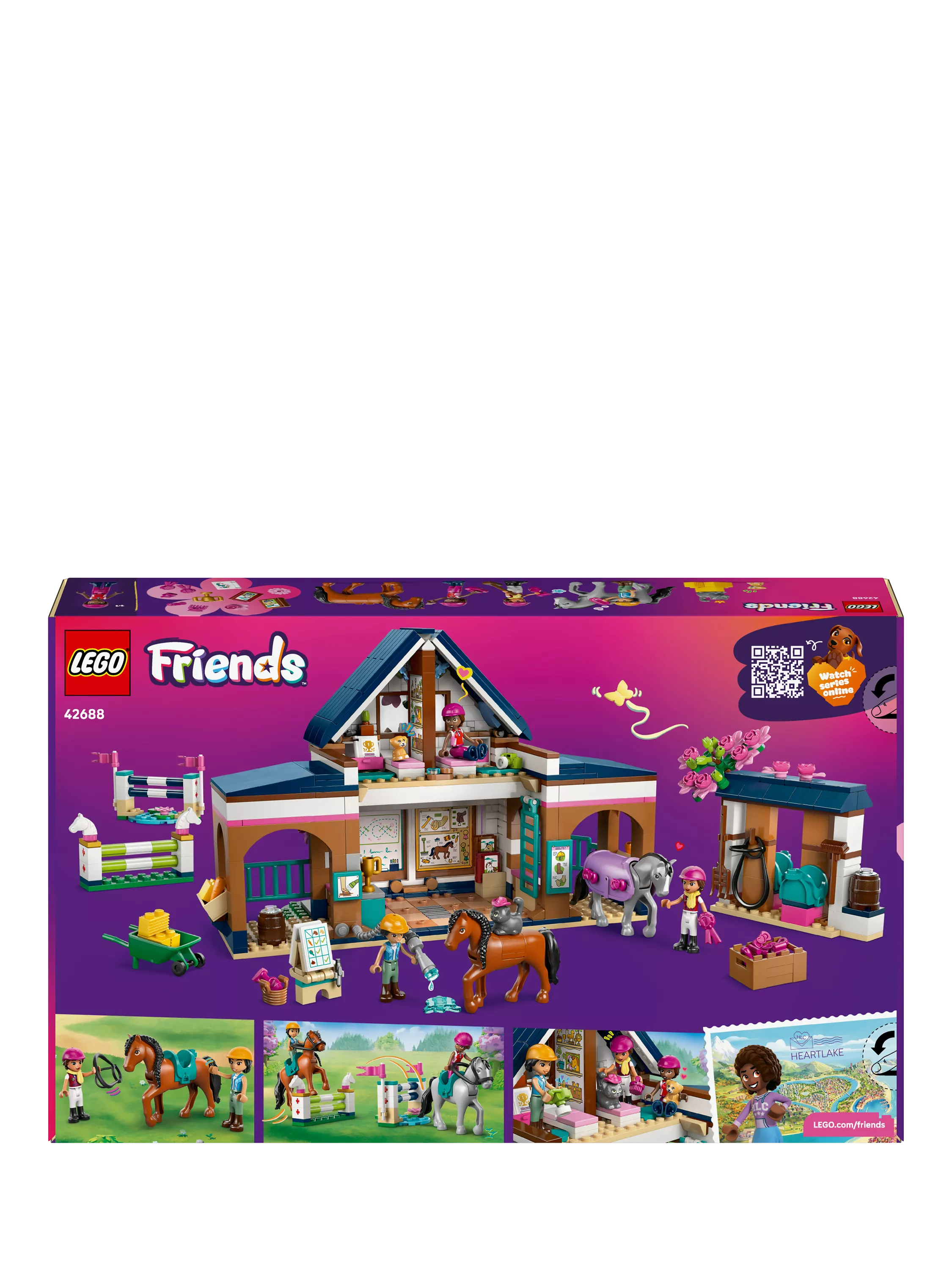 LEGO Friends Horse Stable and Riding Academy 735 piece set (British brand)