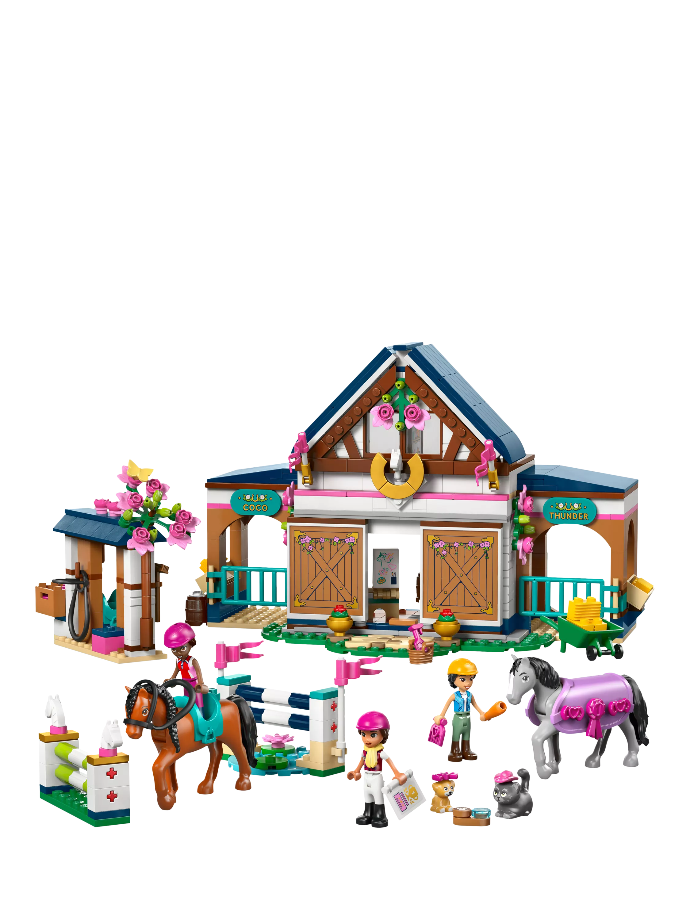 LEGO Friends Horse Stable and Riding Academy 735 piece set (British brand)