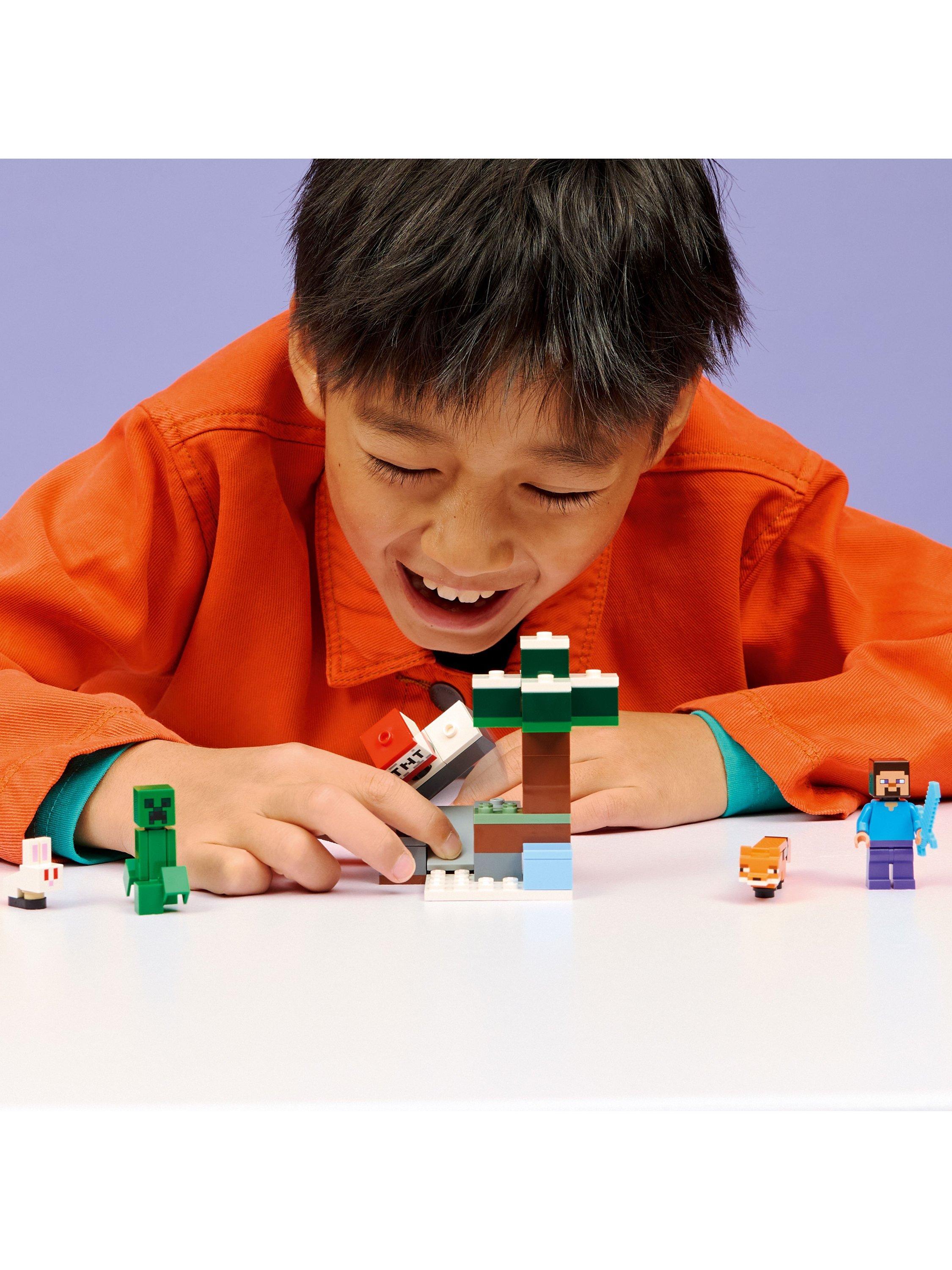 LEGO Minecraft Steve's Taiga Adventure building set, UK version