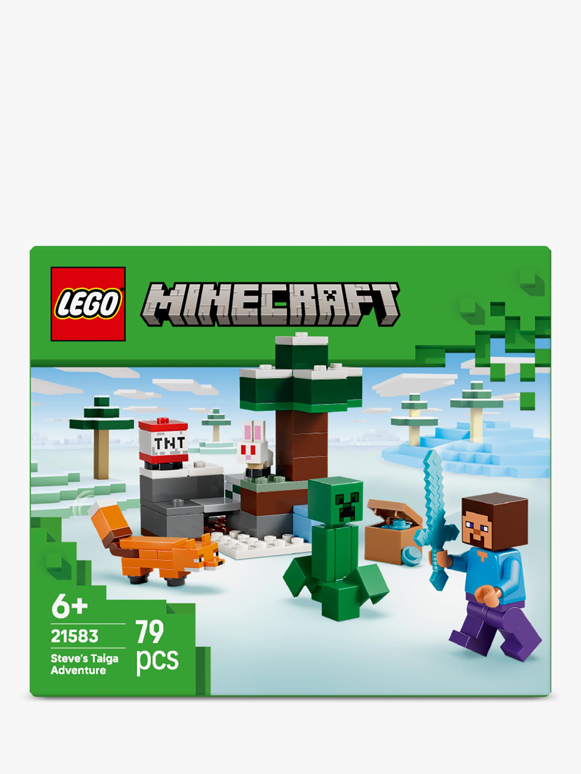 LEGO Minecraft Steve's Taiga Adventure building set, UK version