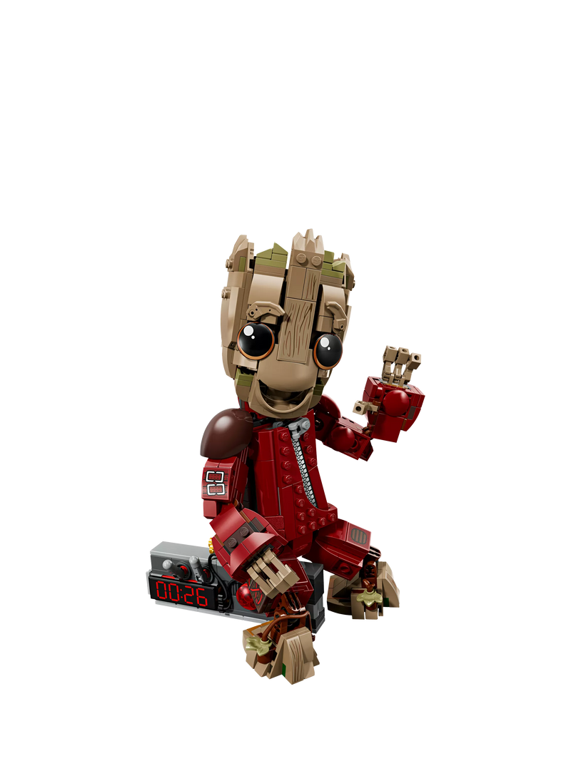 LEGO Baby Groot Ravager Jumpsuit figure 76341, UK version