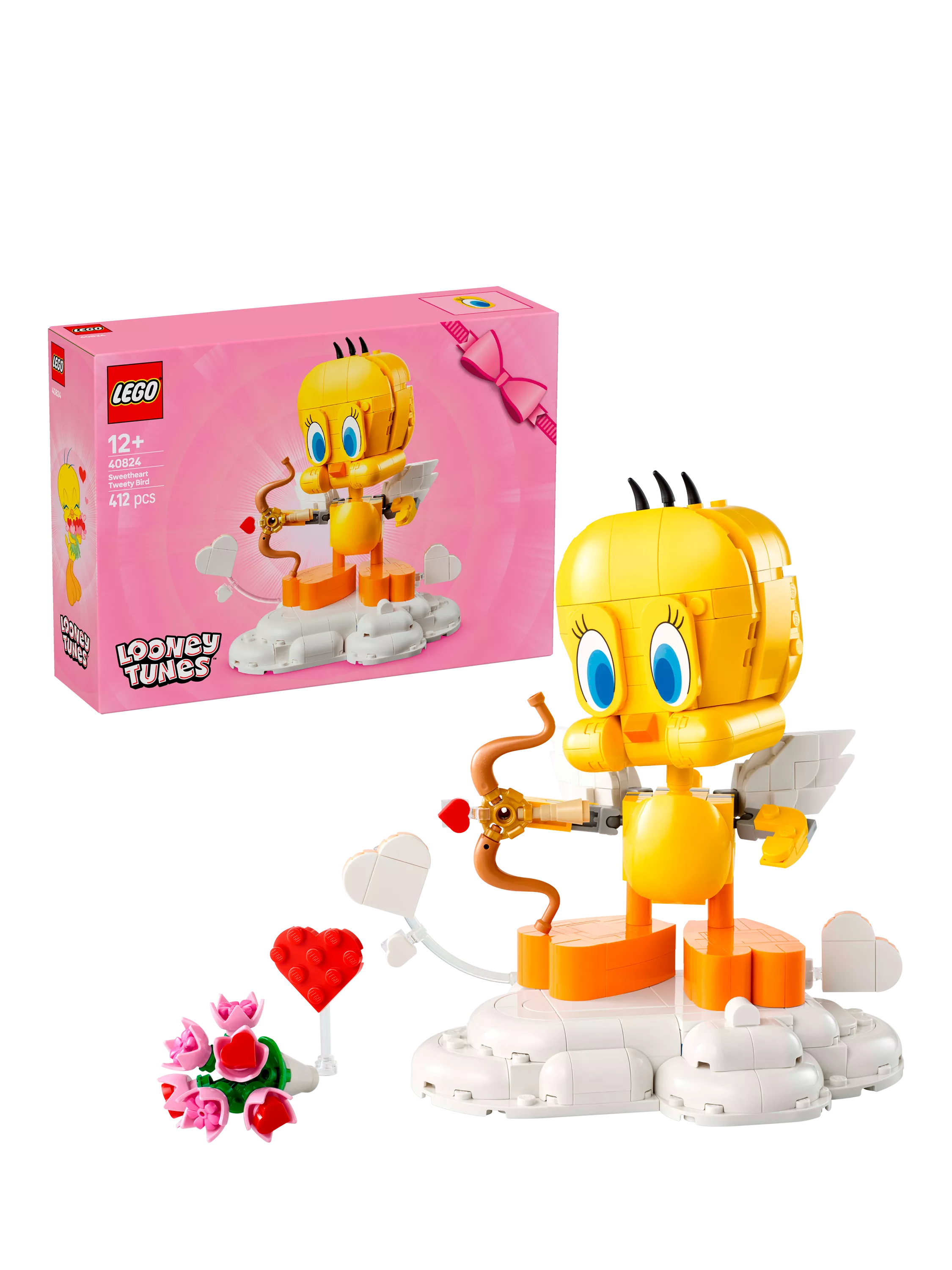 LEGO Looney Tunes Sweetheart Tweety Bird 412-piece building set - British product