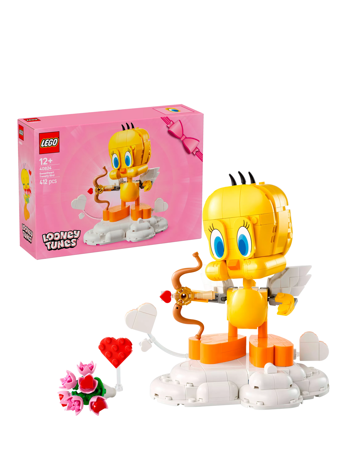 LEGO Looney Tunes Sweetheart Tweety Bird 412-piece building set - British product