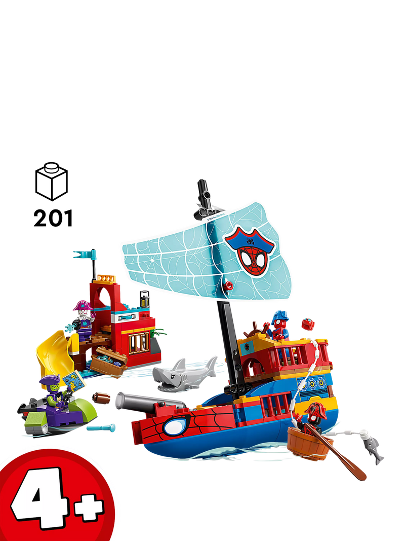 LEGO Marvel Team Spidey Pirate Ship building toy 11208, imported from the UK