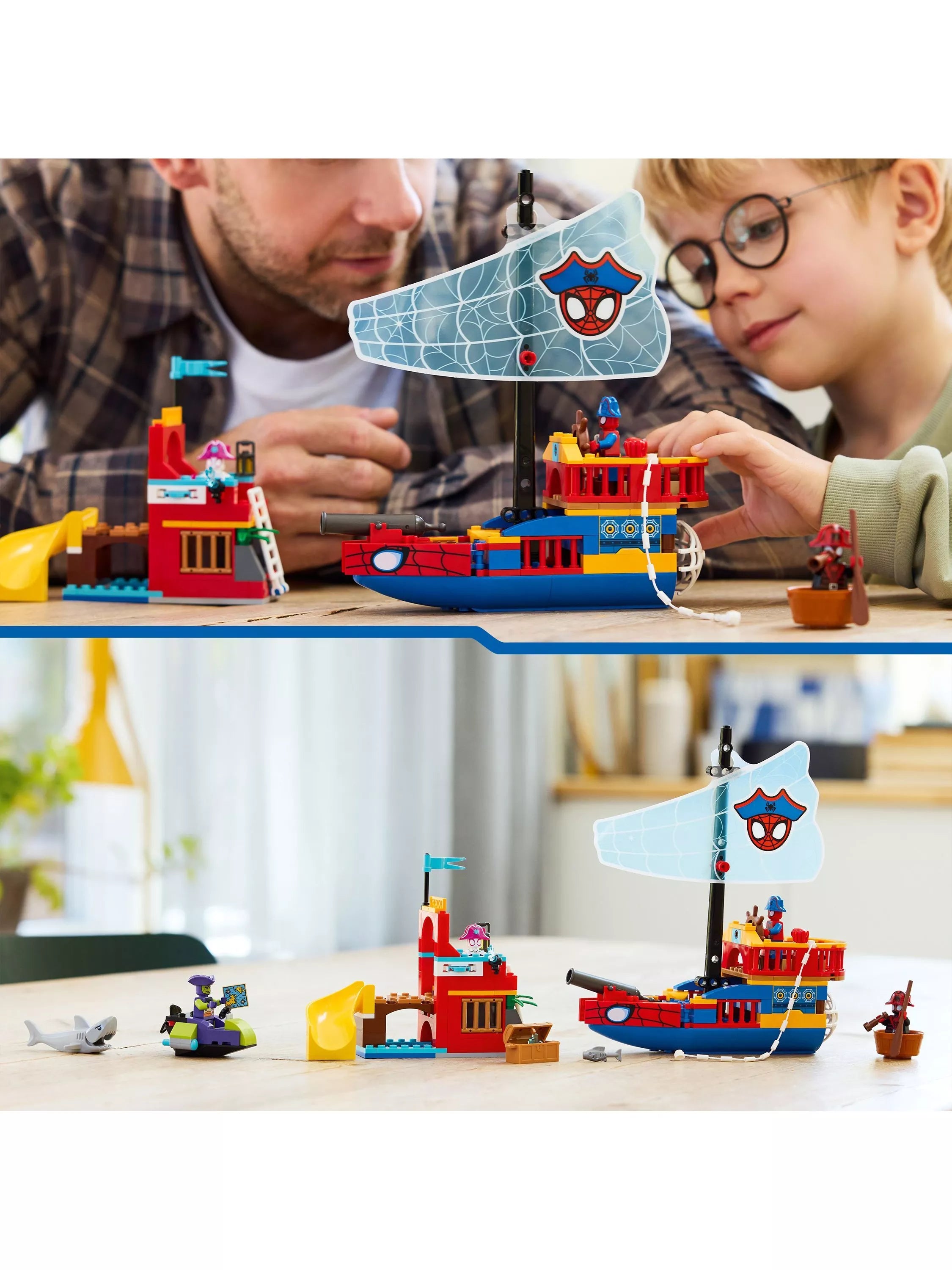 LEGO Marvel Team Spidey Pirate Ship building toy 11208, imported from the UK