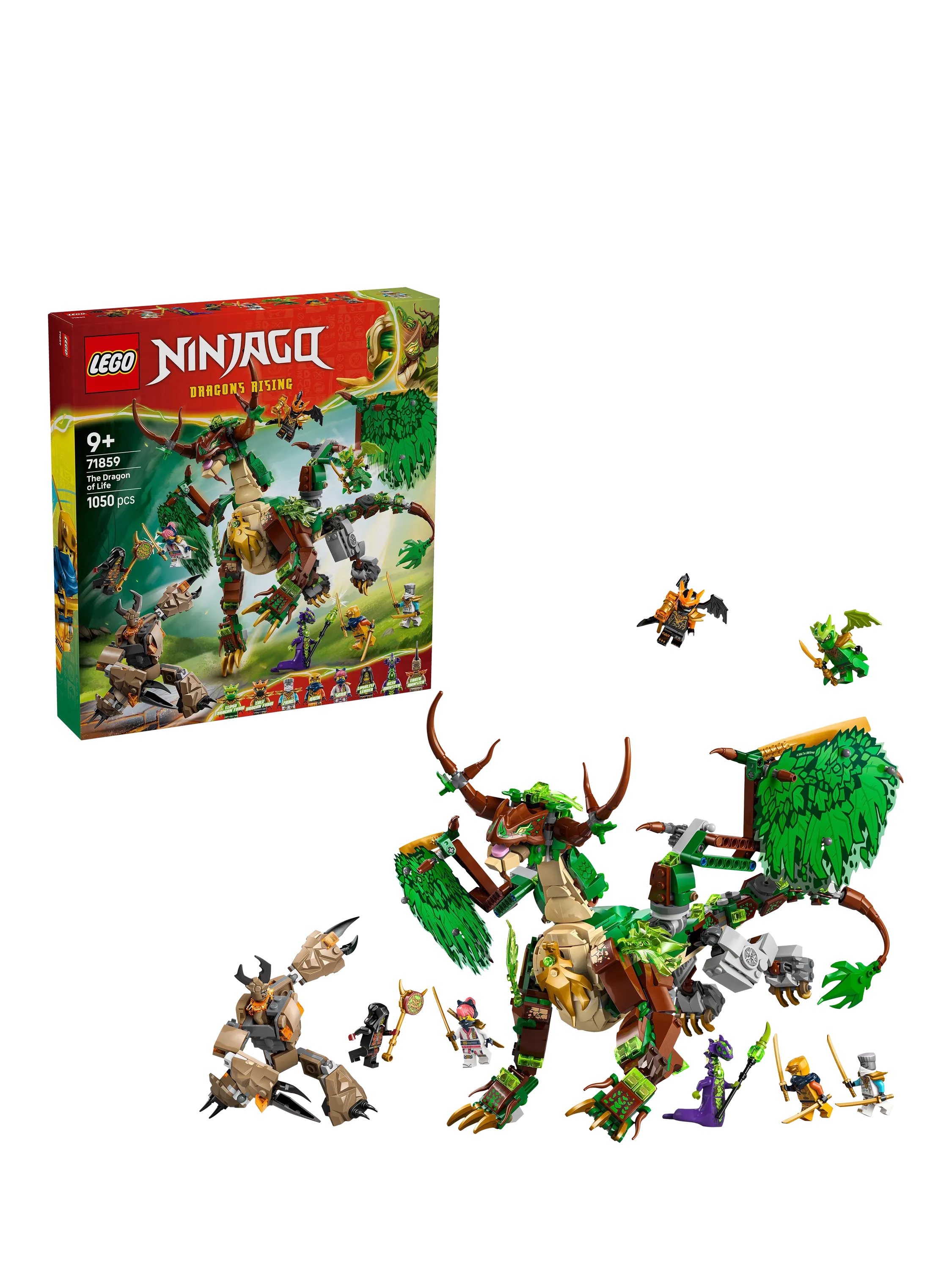 LEGO Ninjago Dragon of Life building set 1050 pieces, UK version