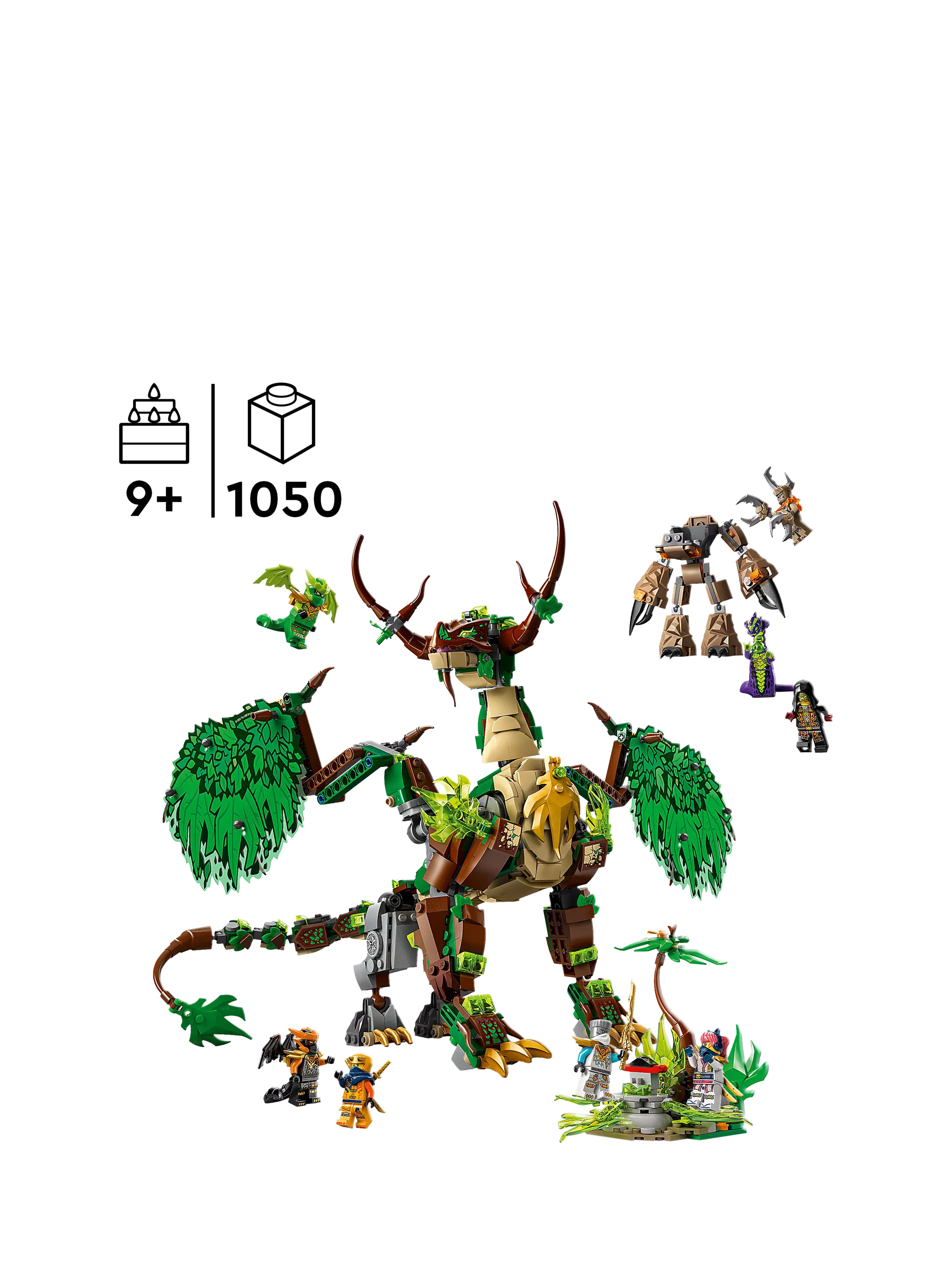 LEGO Ninjago Dragon of Life building set 1050 pieces, UK version