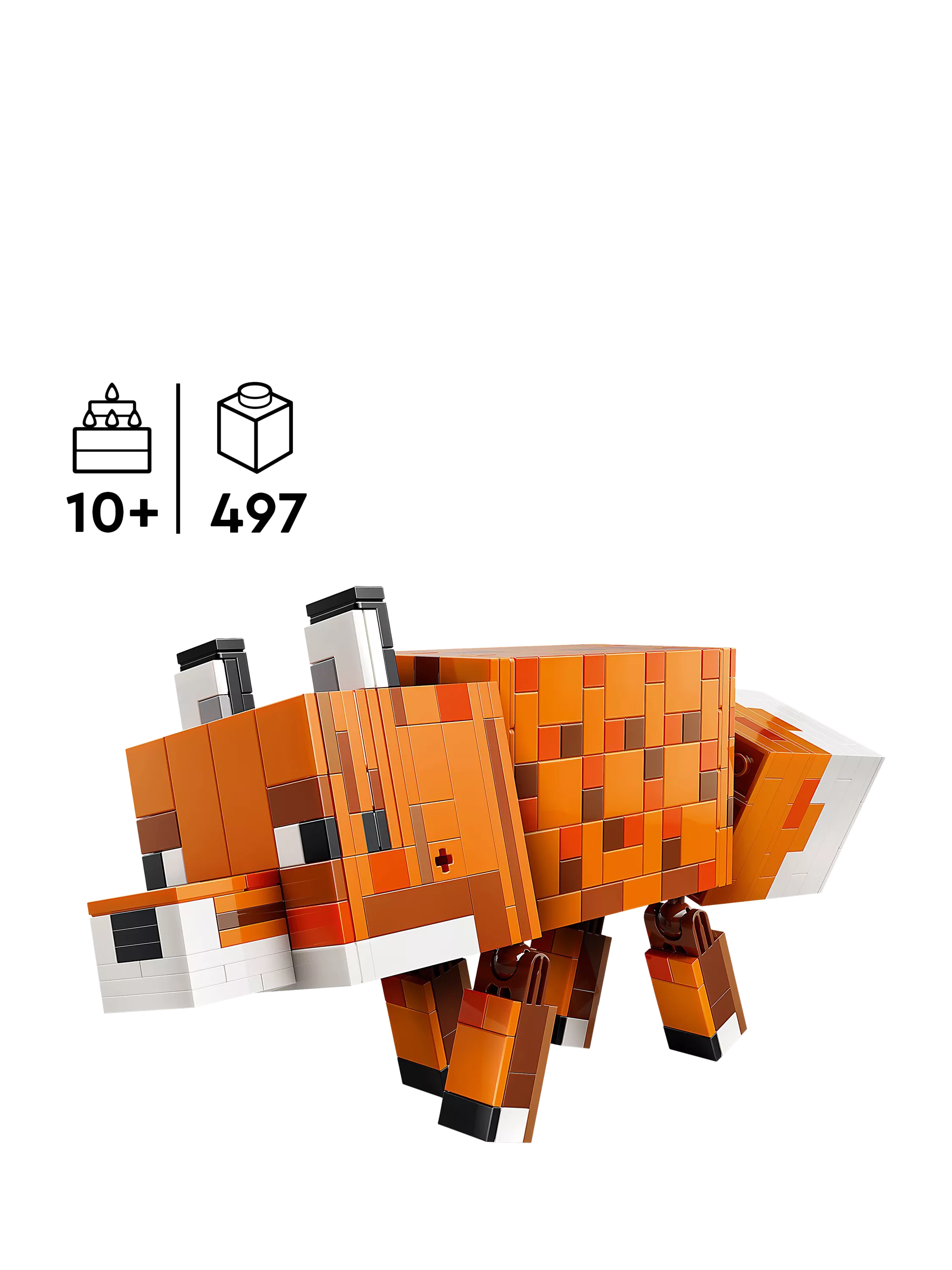 LEGO Minecraft Fox building toy 21588 (British brand)