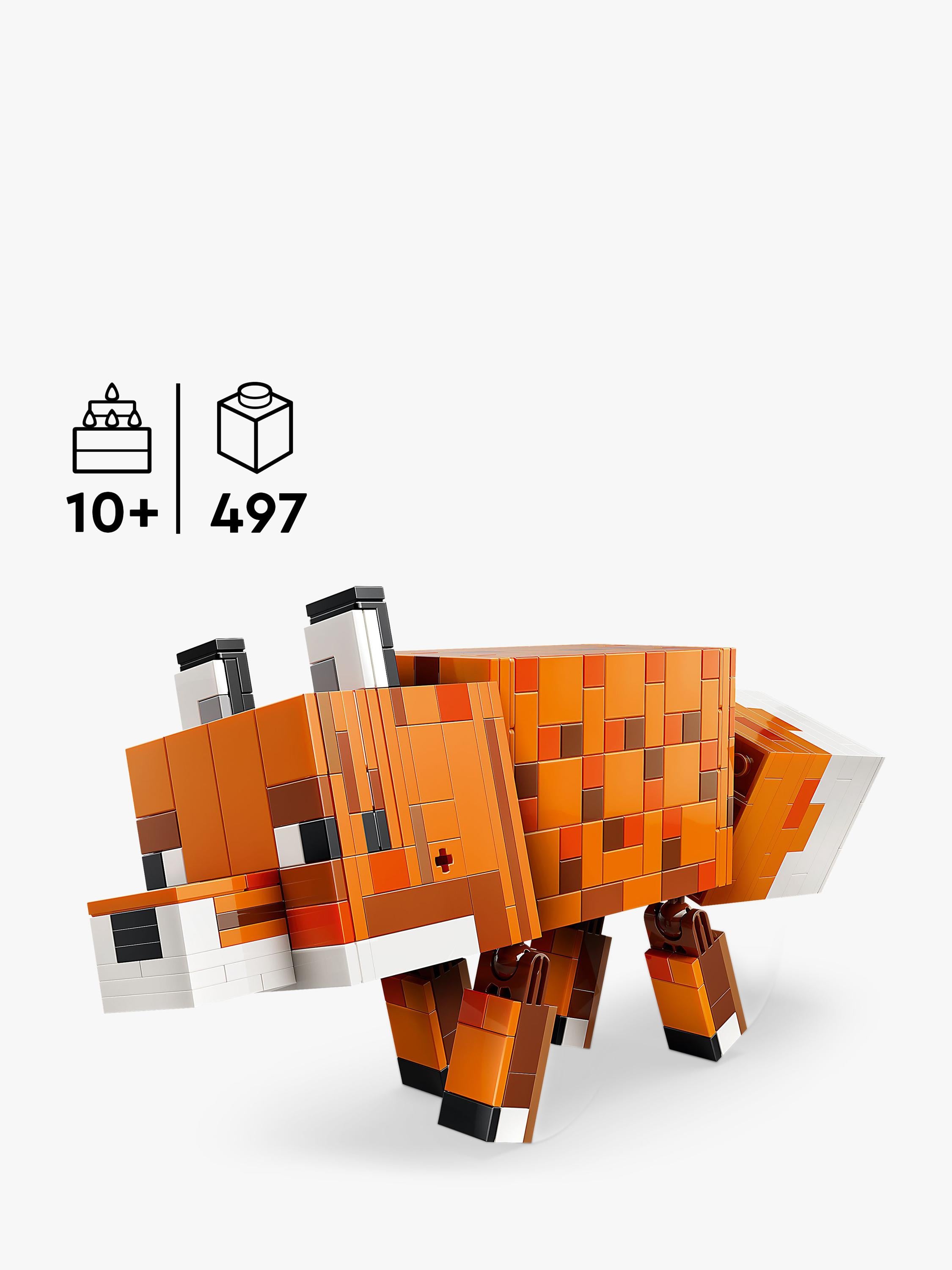 LEGO Minecraft Fox building toy 21588 (British brand)
