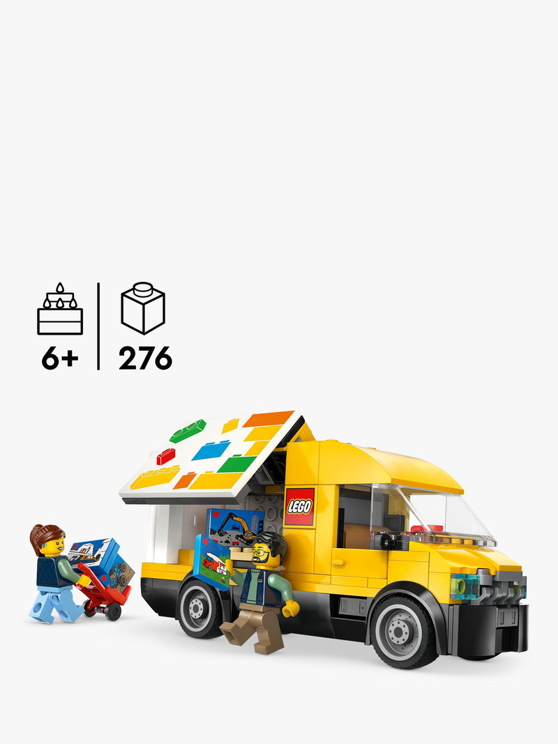 LEGO building set van truck 276 pieces - British product