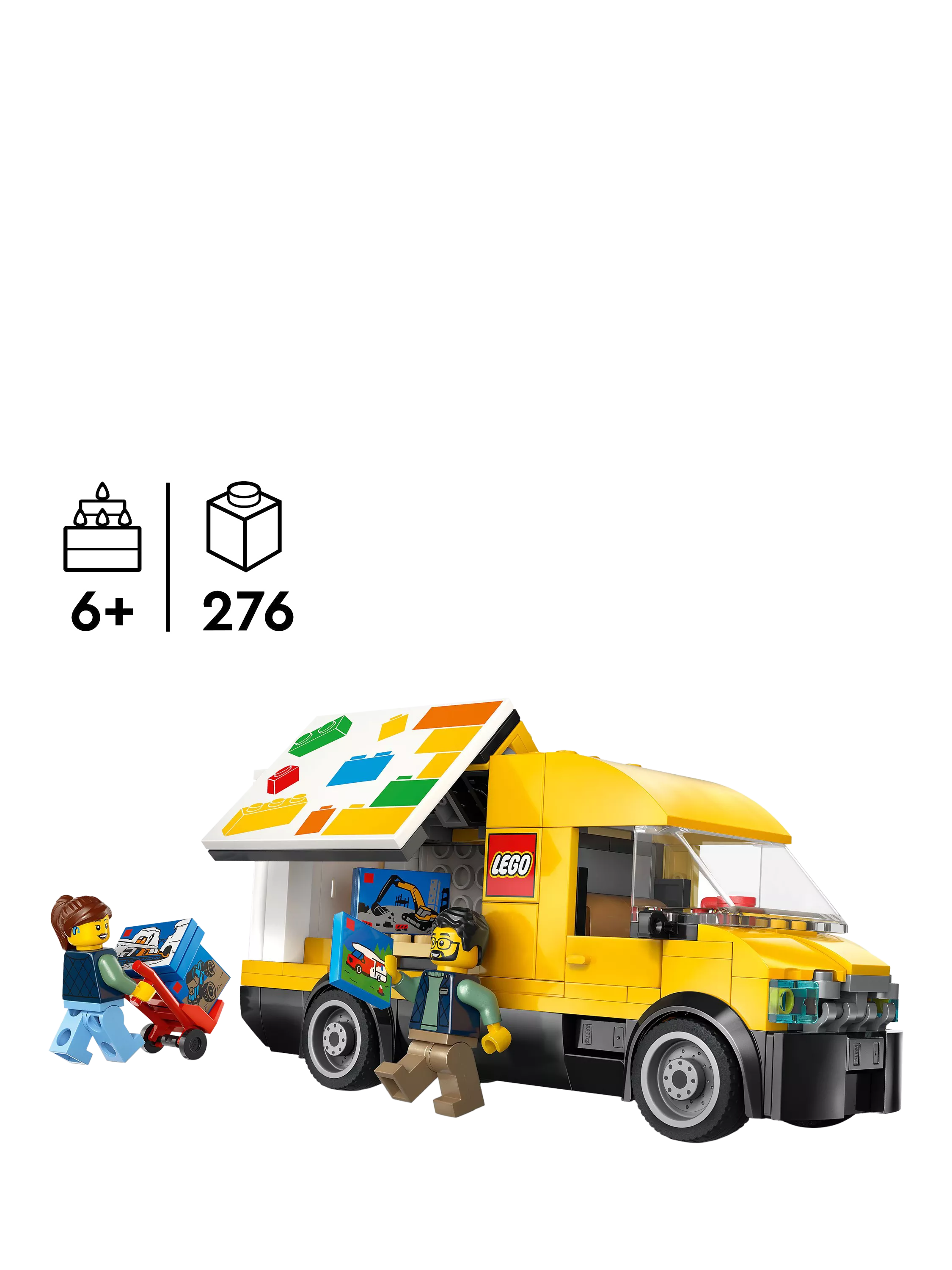 LEGO building set van truck 276 pieces - British product