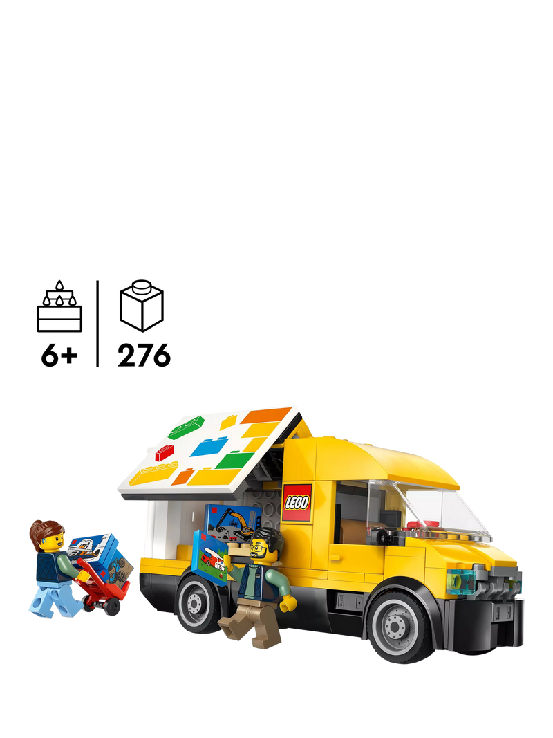 LEGO building set van truck 276 pieces - British product