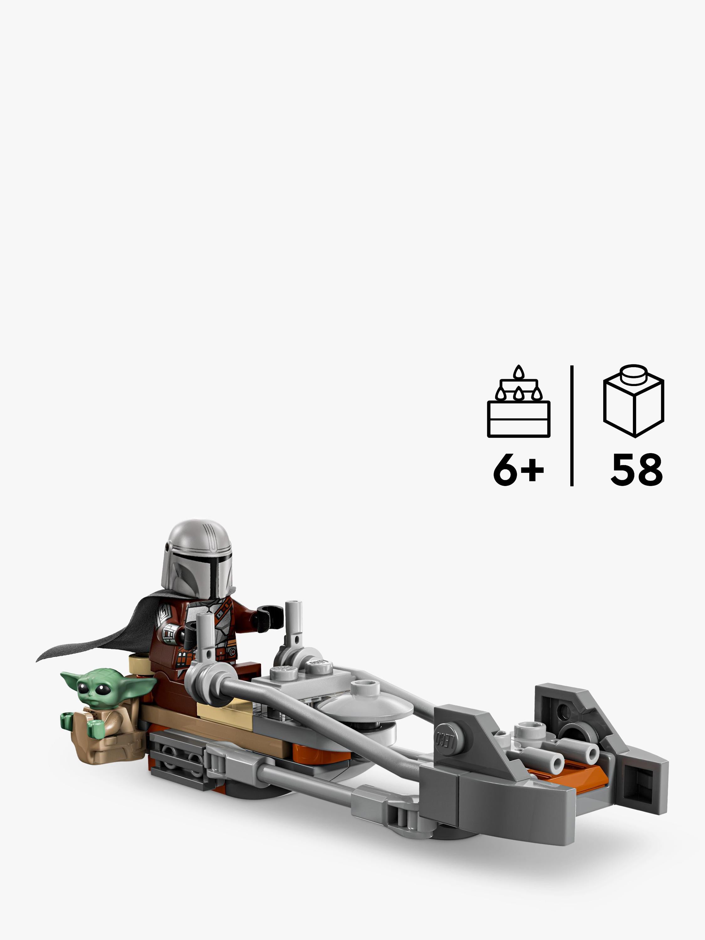 LEGO Mandalorian & Grogu's Speeder Bike, UK version