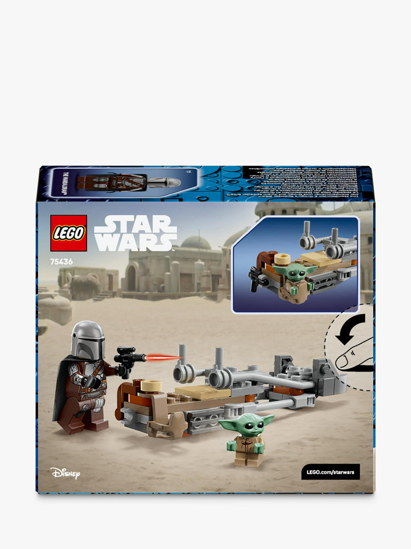 LEGO Mandalorian & Grogu's Speeder Bike, UK version