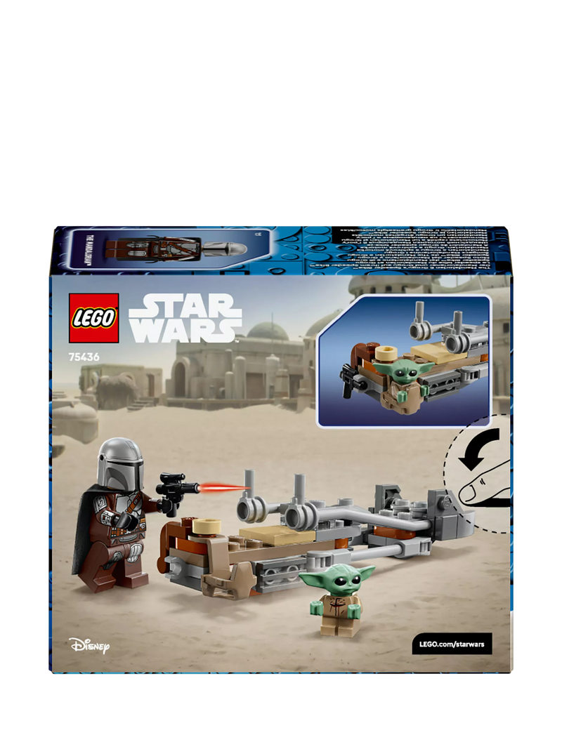 LEGO Mandalorian & Grogu's Speeder Bike, UK version