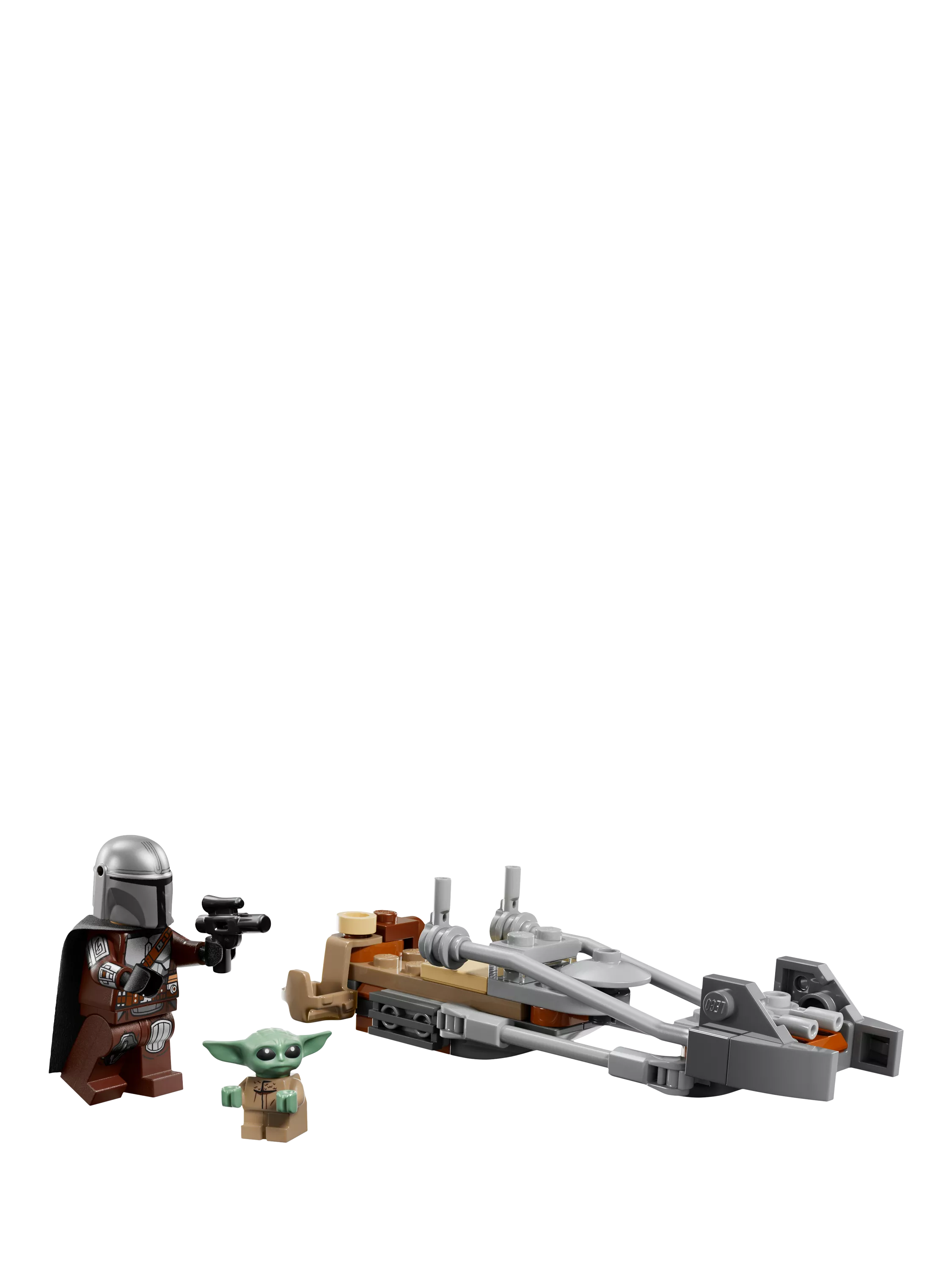 LEGO Mandalorian & Grogu's Speeder Bike, UK version