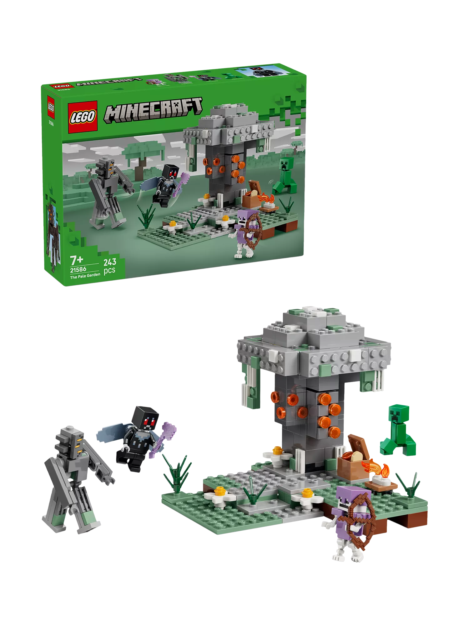 LEGO Minecraft Pale Garden building set 21586, UK version
