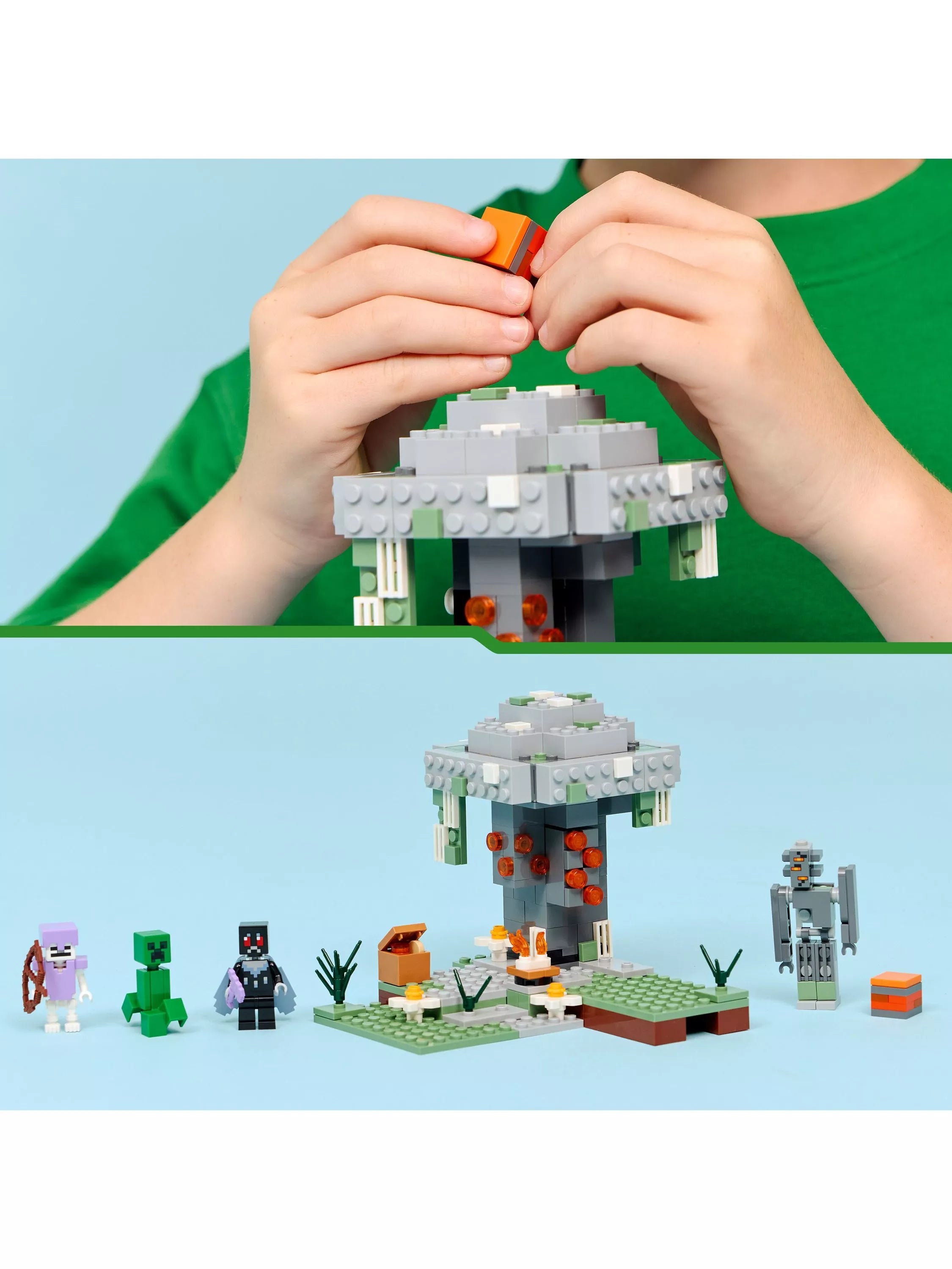 LEGO Minecraft Pale Garden building set 21586, UK version