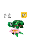 LEGO Creator 3-in-1 turtle building toy (British brand)