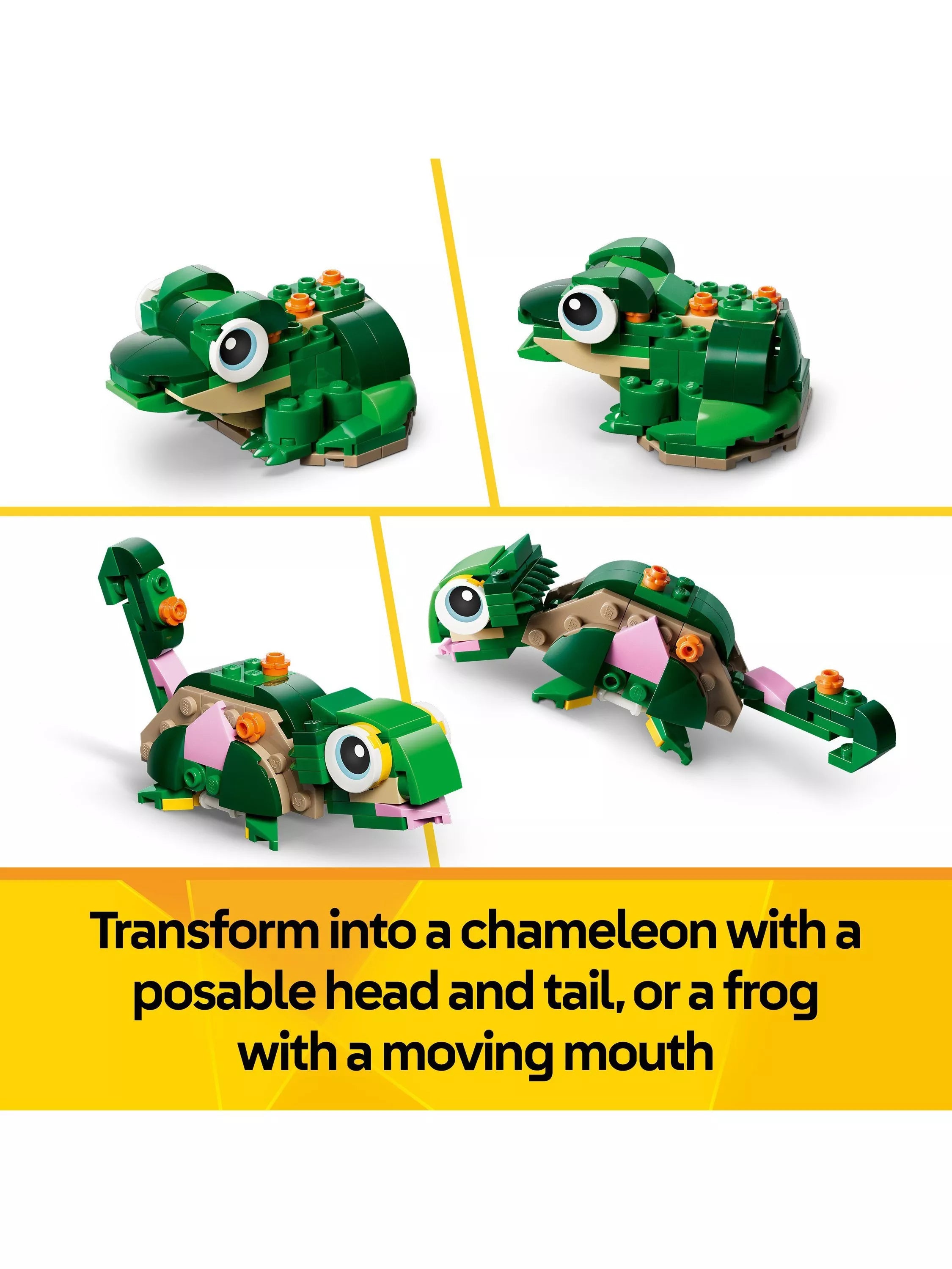 LEGO Creator 3-in-1 turtle building toy (British brand)