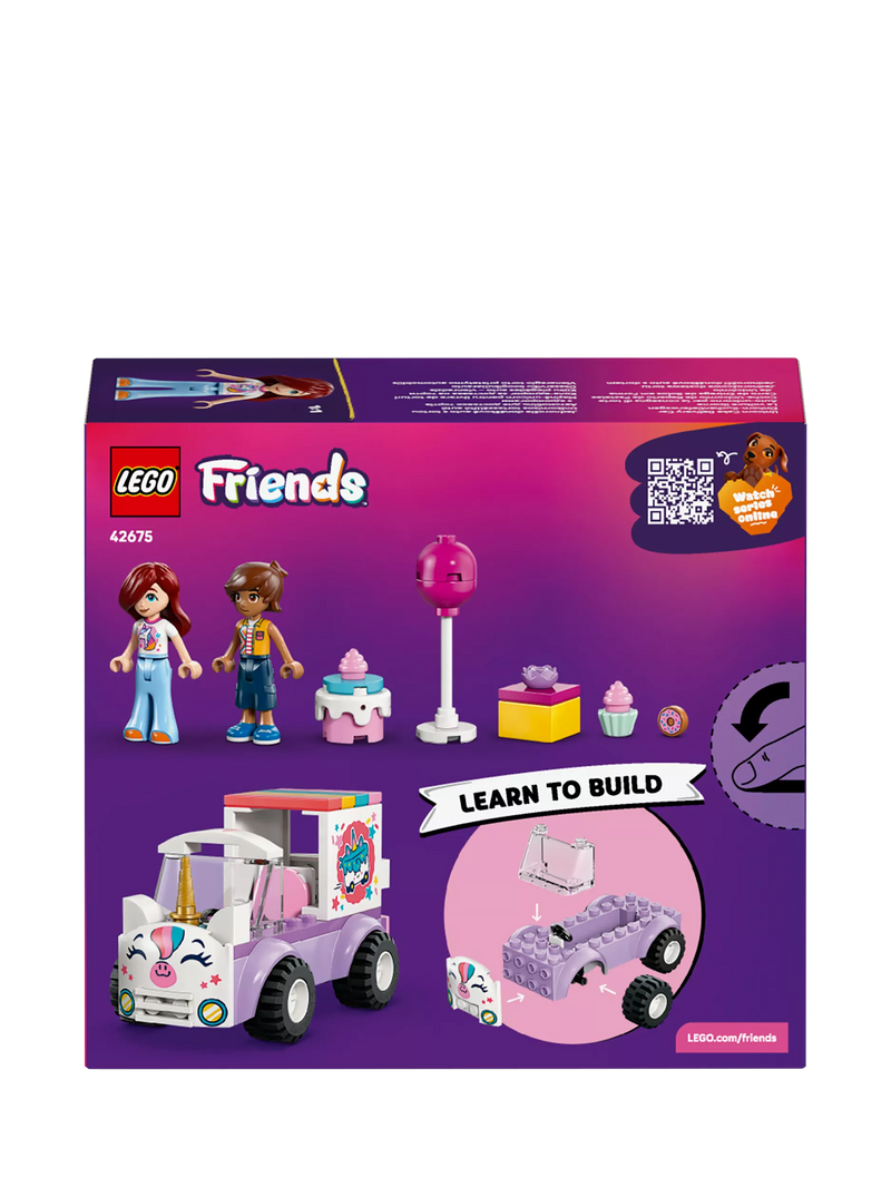 LEGO Friends Unicorn Cake Delivery Car construction set 67 pieces - British product