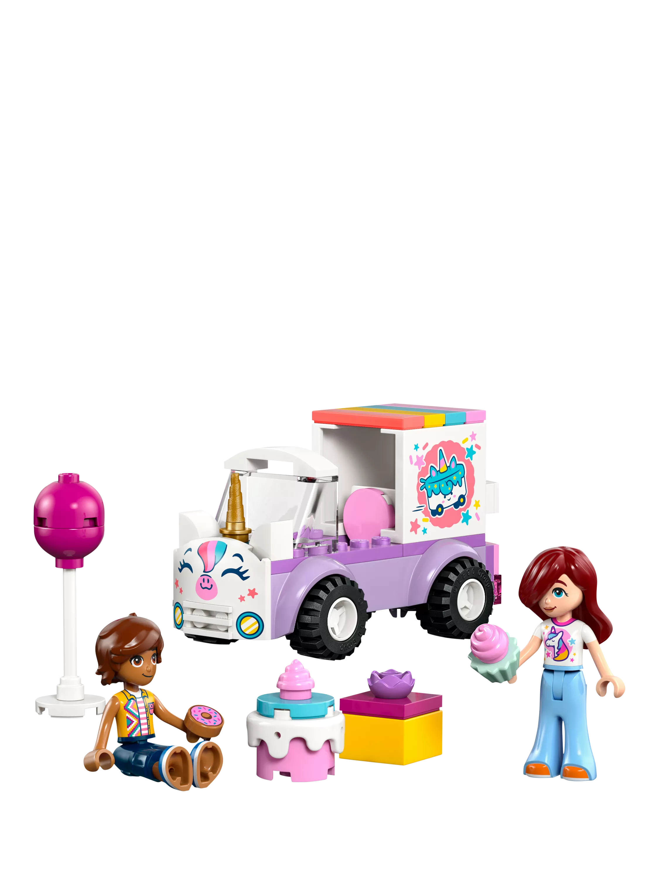 LEGO Friends Unicorn Cake Delivery Car construction set 67 pieces - British product