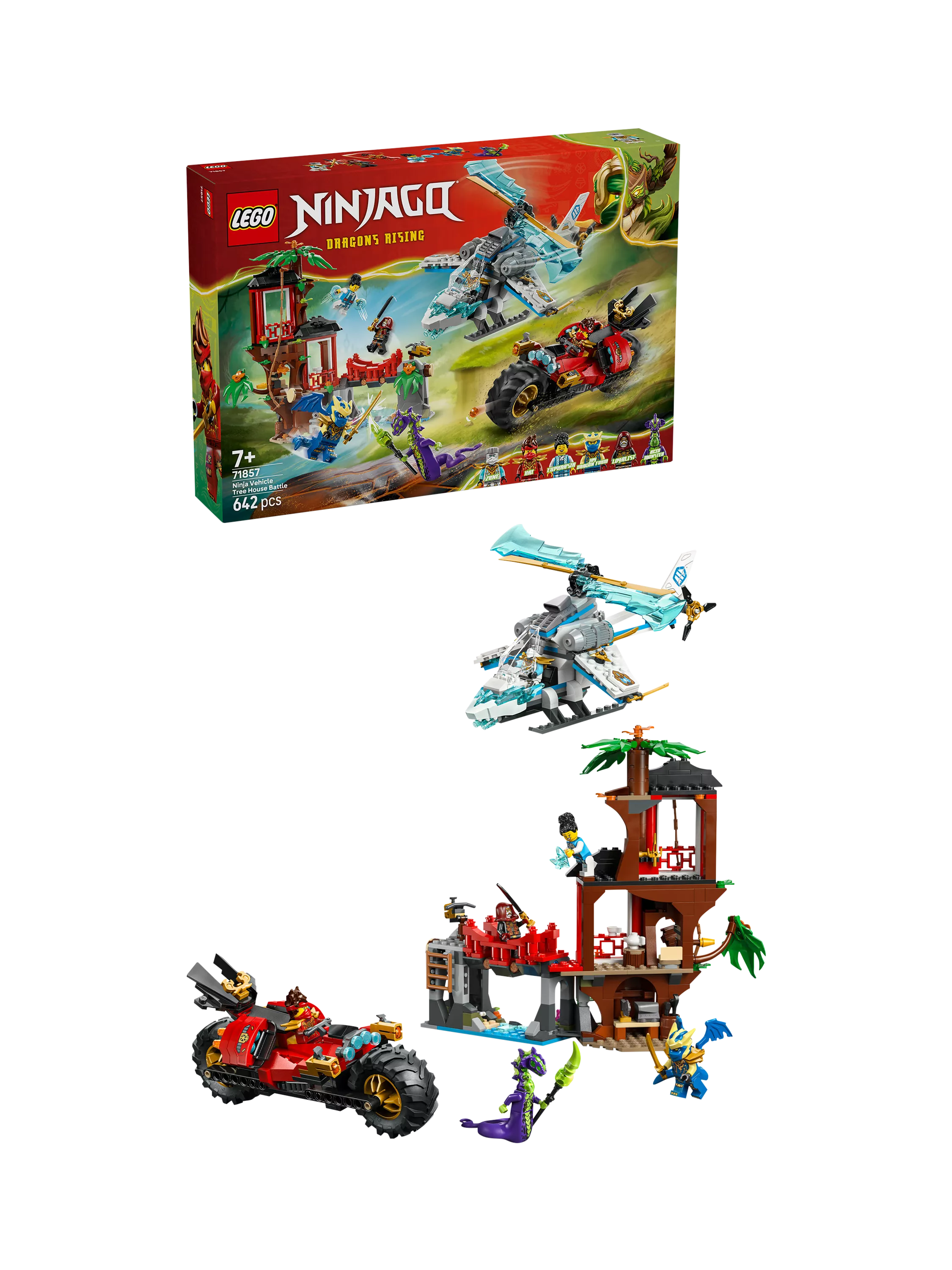 LEGO Ninjago Tree House Battle building toy 642 pieces, UK version