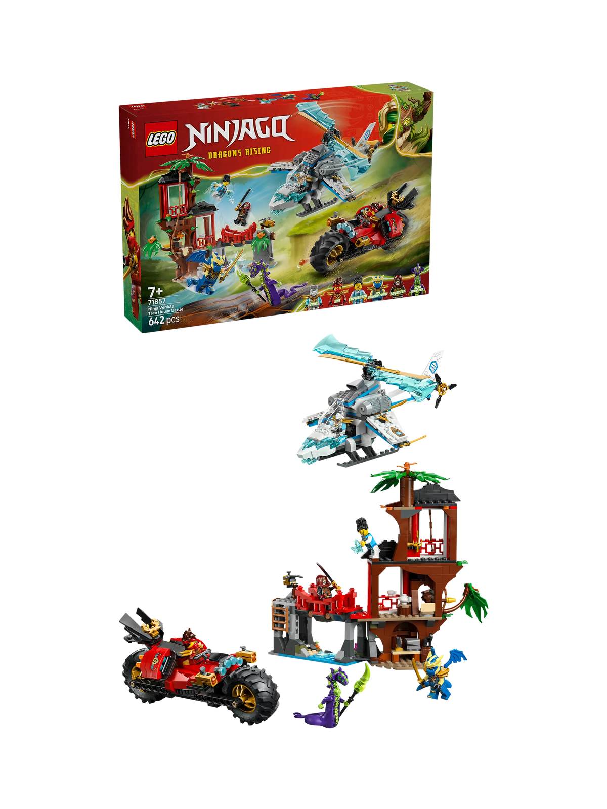LEGO Ninjago Tree House Battle building toy 642 pieces, UK version