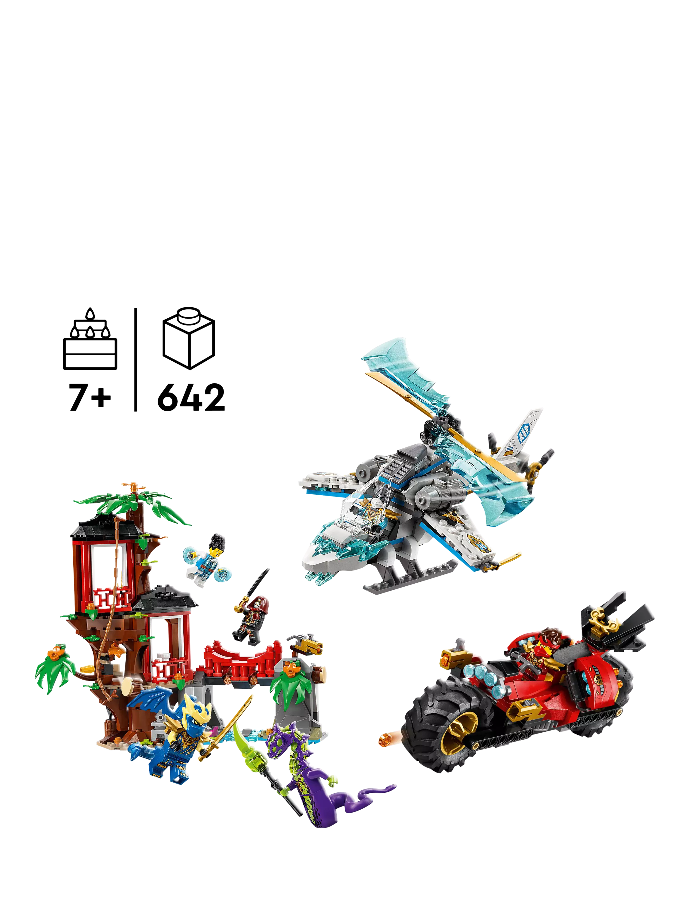 LEGO Ninjago Tree House Battle building toy 642 pieces, UK version