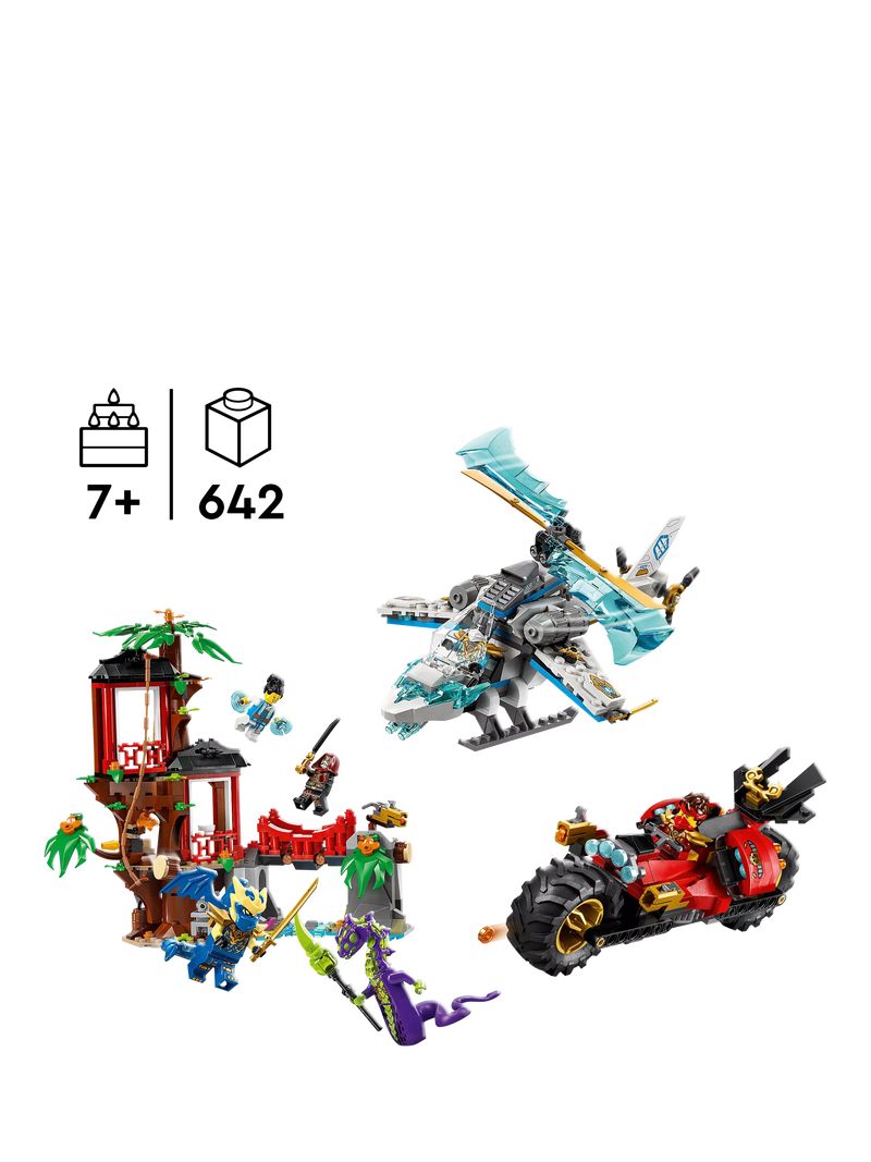 LEGO Ninjago Tree House Battle building toy 642 pieces, UK version