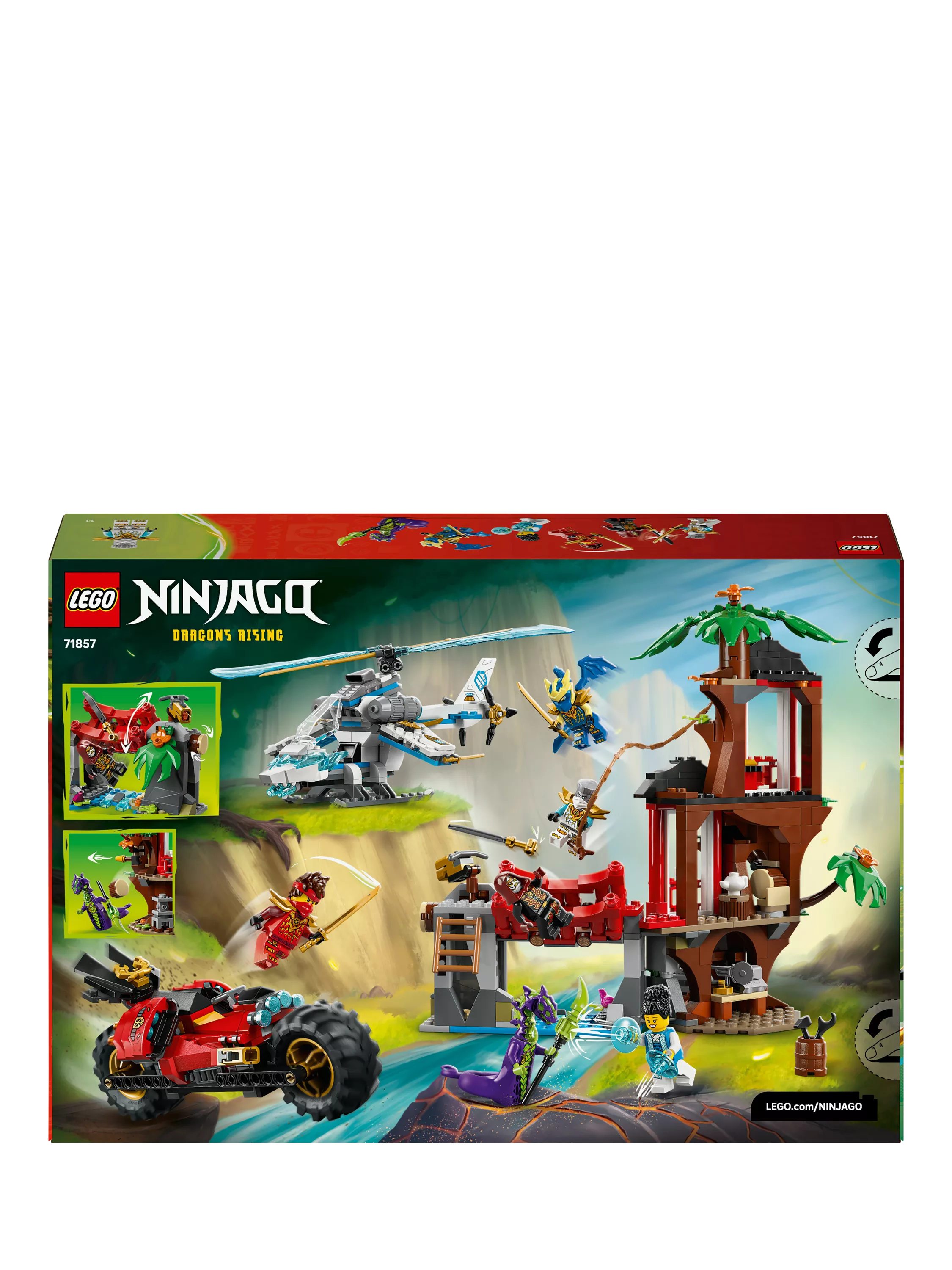 LEGO Ninjago Tree House Battle building toy 642 pieces, UK version