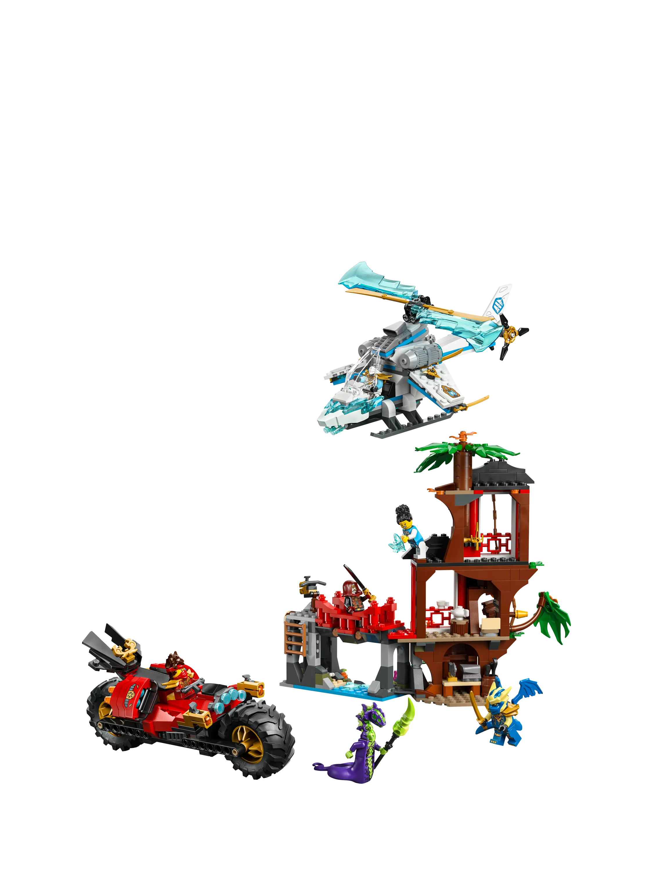 LEGO Ninjago Tree House Battle building toy 642 pieces, UK version
