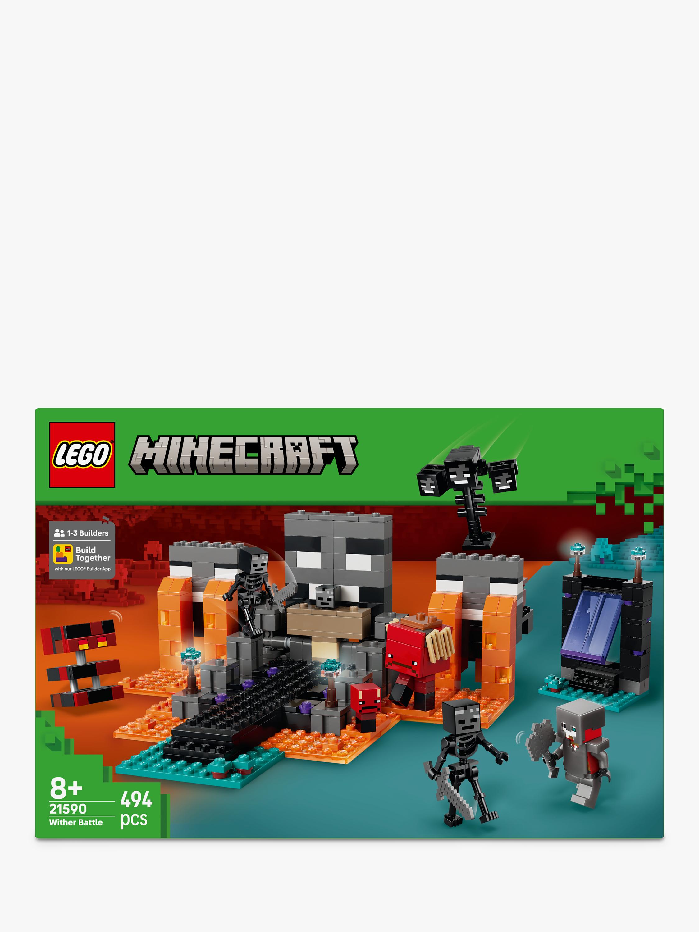 LEGO Minecraft Wither Battle building toy 494 pieces, imported from the UK