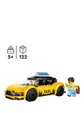 LEGO City Yellow Taxi model car 122 pieces - British product